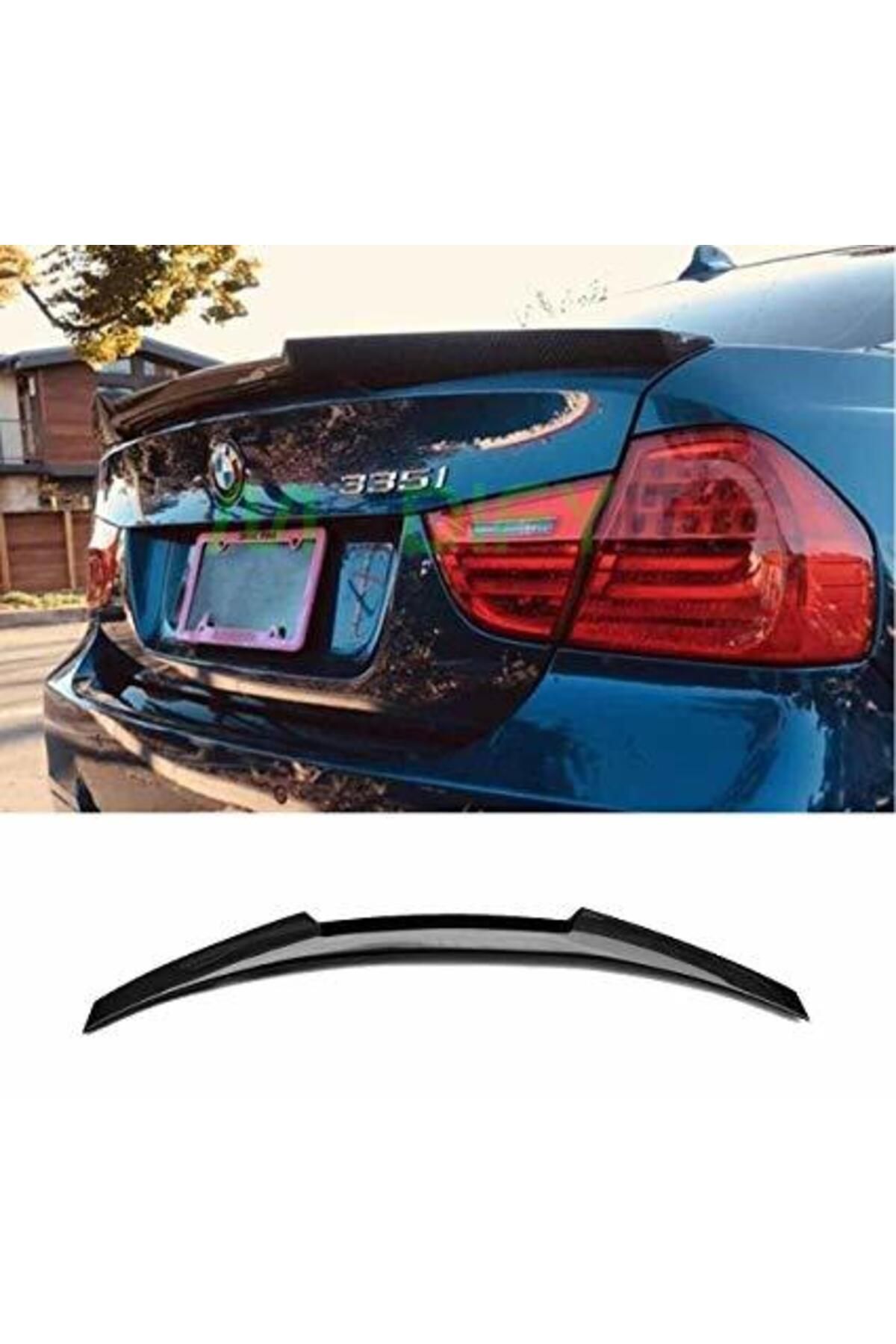 autogp Bmw E90 M3 Bagaj Üstü Spoiler Yarasa Tip Pianoblack Boyalı 2006 / 2012