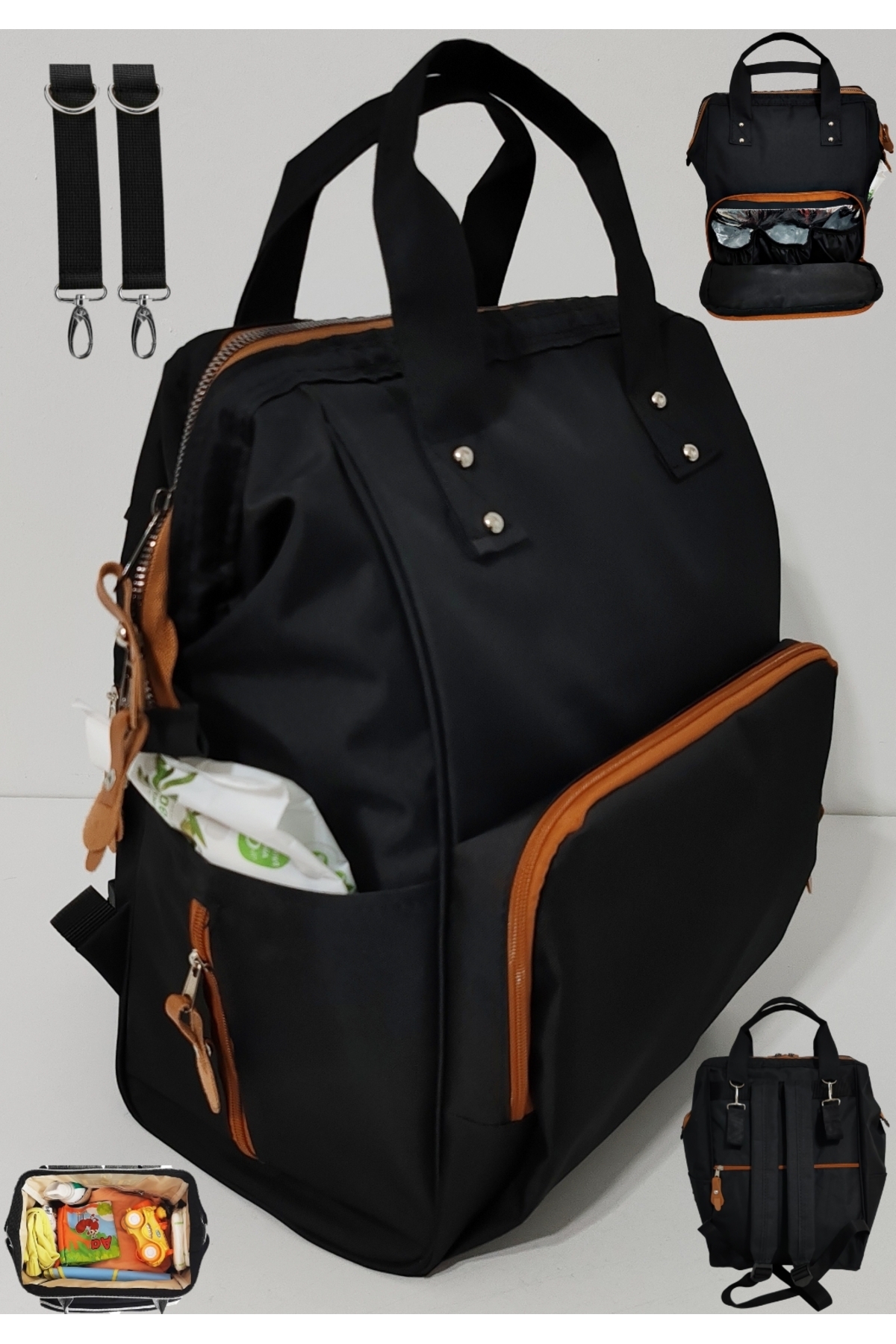 USF Çift Yönlü Bebek Taşıma Kanguru Portbebe Ana Kucağı Bebek Bakım Çantası Hastane Çıkış Çantası fotoğrafı 2 (önizleme)