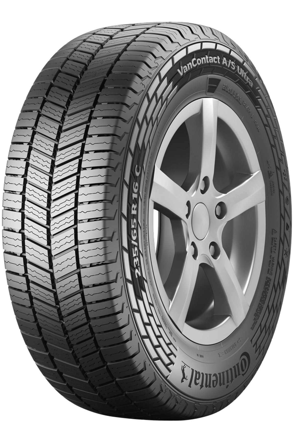 Continental 195/75R16C 107/105R VanContact A/S Ultra 8PR 2025 Üretim 4 Mevsim Lastiği