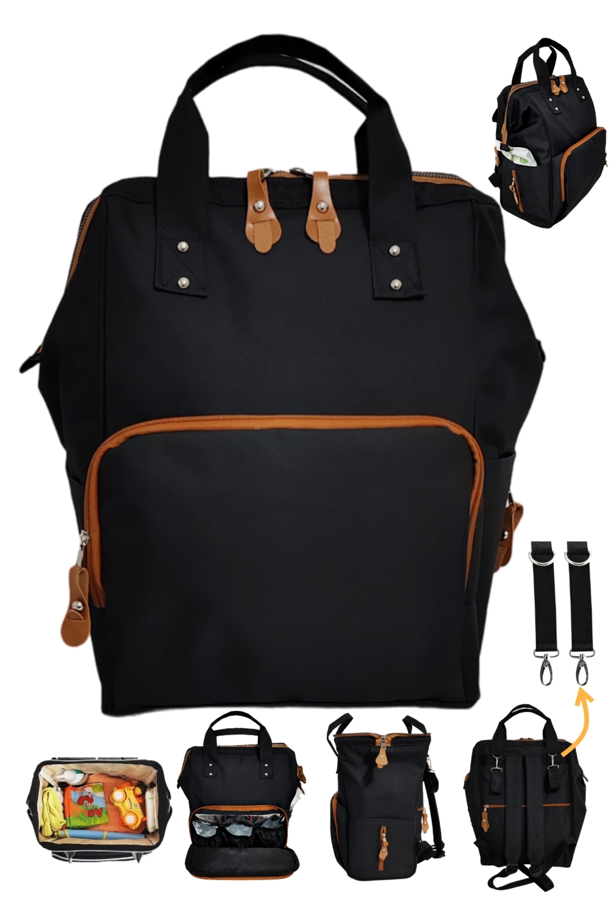 USF Çift Yönlü Bebek Taşıma Kanguru Portbebe Ana Kucağı Bebek Bakım Çantası Hastane Çıkış Çantası fotoğrafı 5 (önizleme)