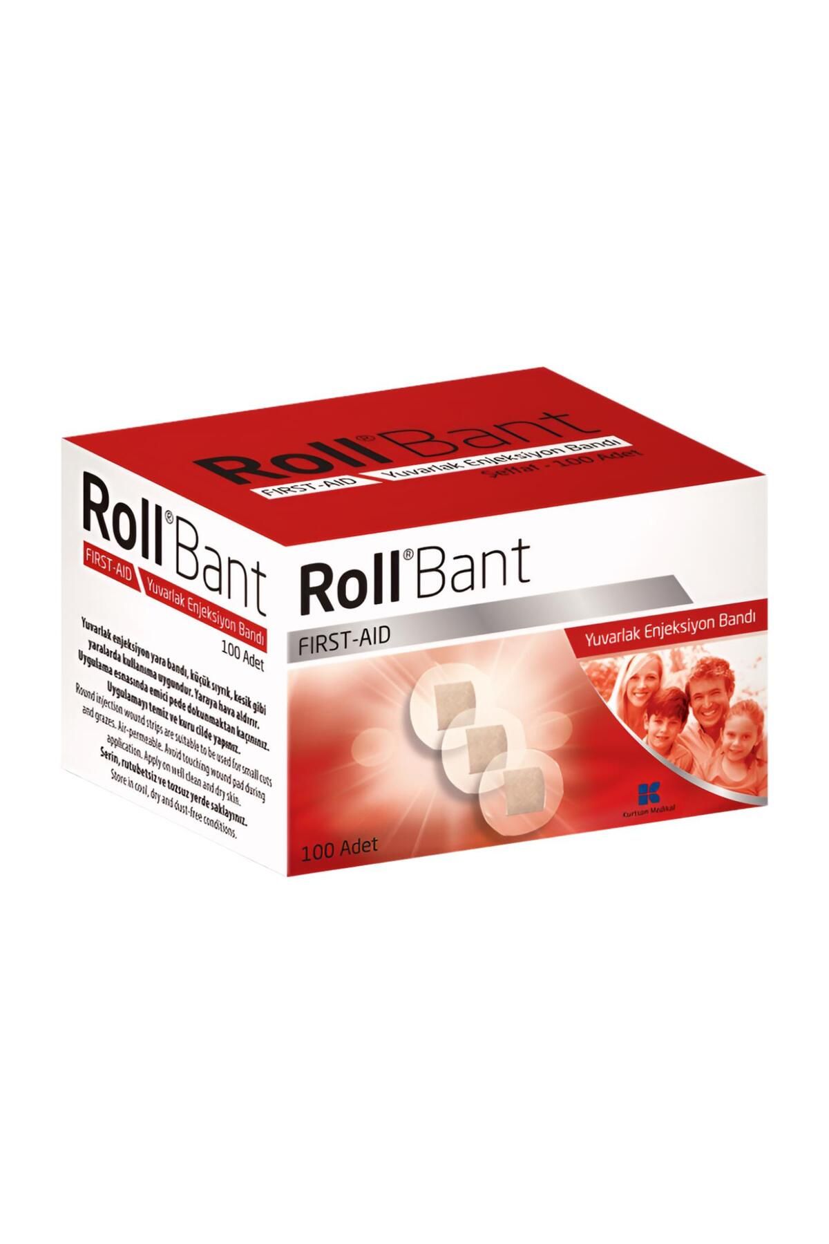 Roll Bant Fırst Aıd Bant 100 Lü ( Yuvarlak Enjeksiyon Bandı )