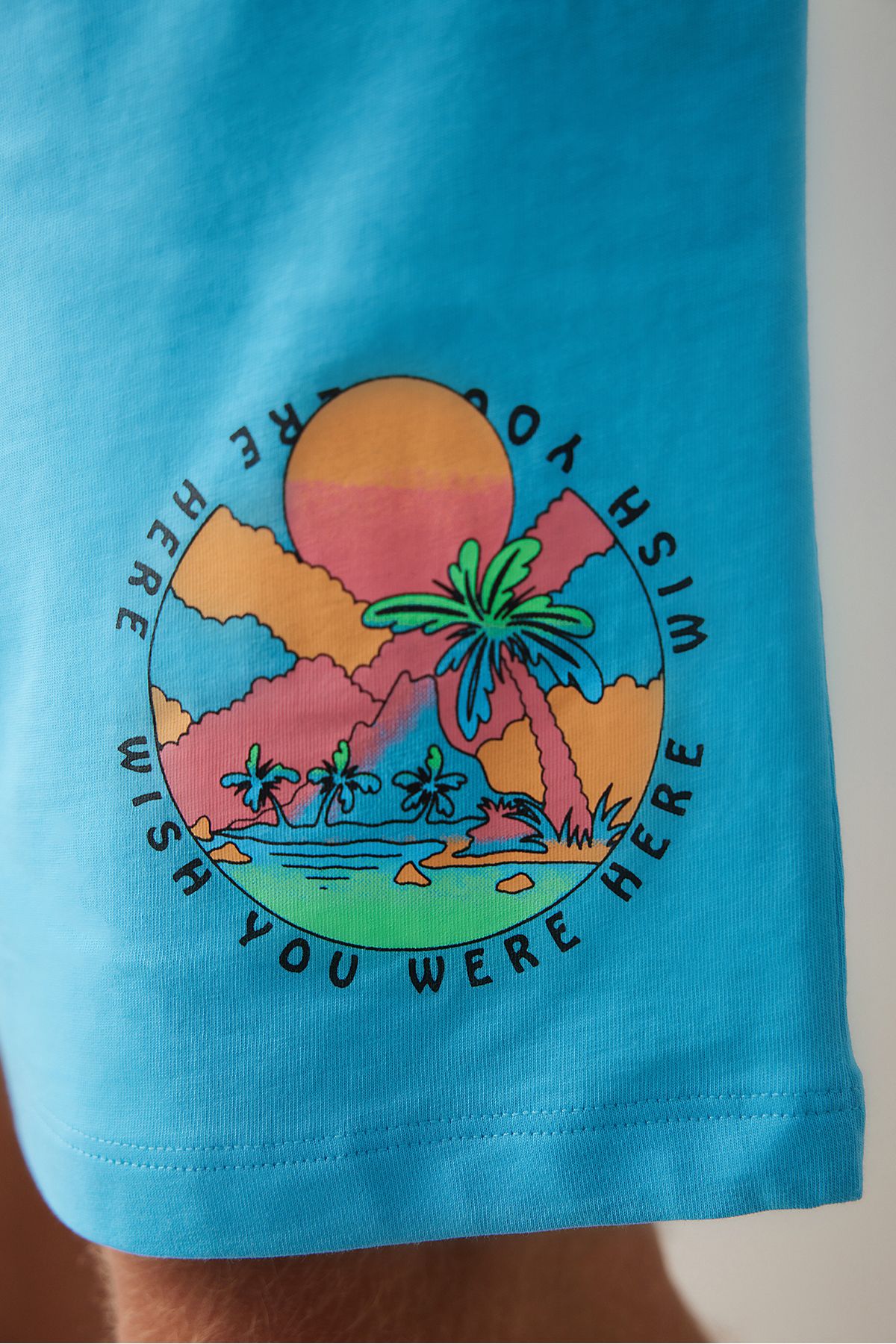 Penti-Ocean Multicolored Pajama Set with Shorts 5