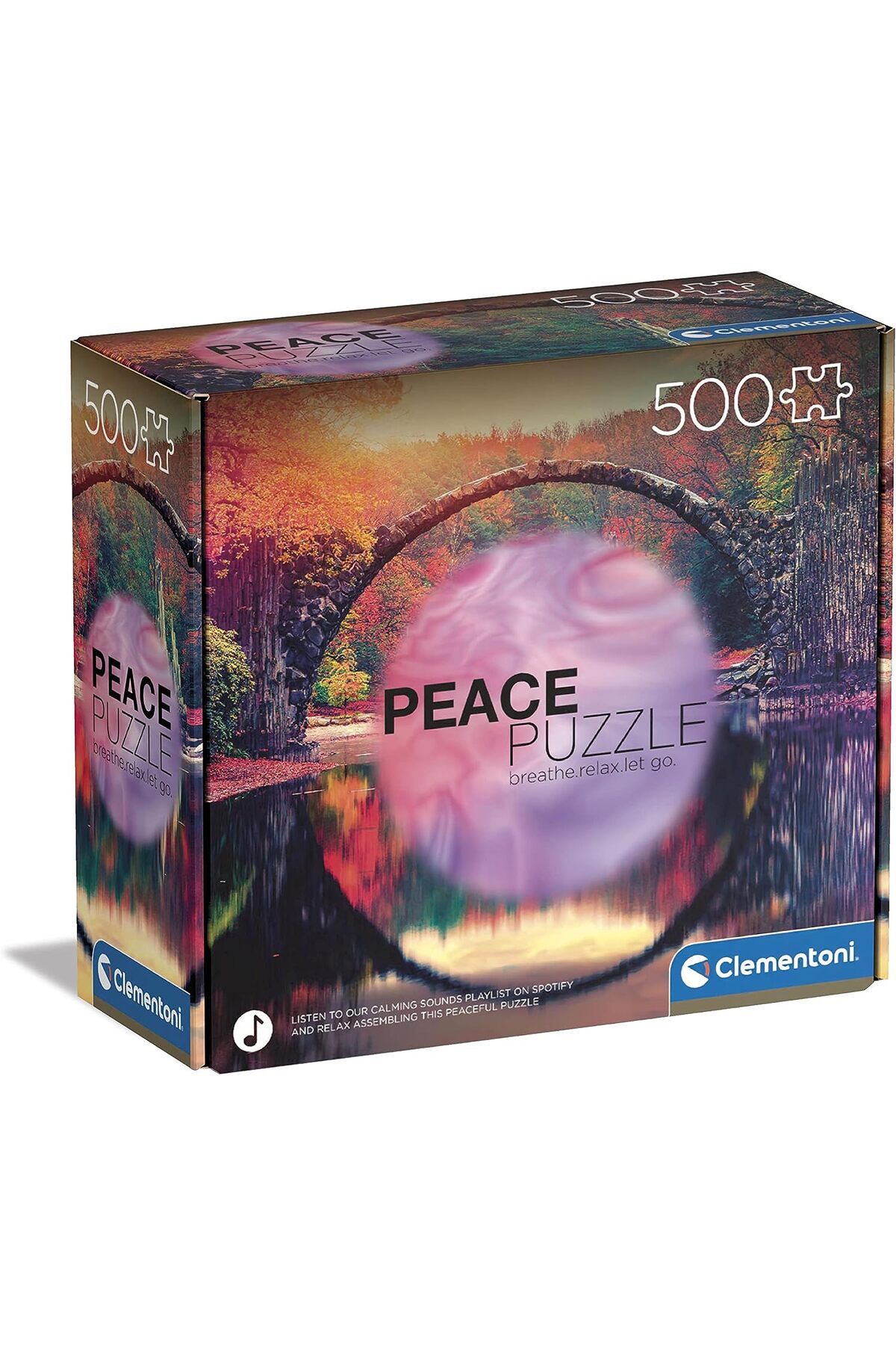 Clementoni - 500 Parça Peace Puzzle Yetişkin Puzzle - Mindful