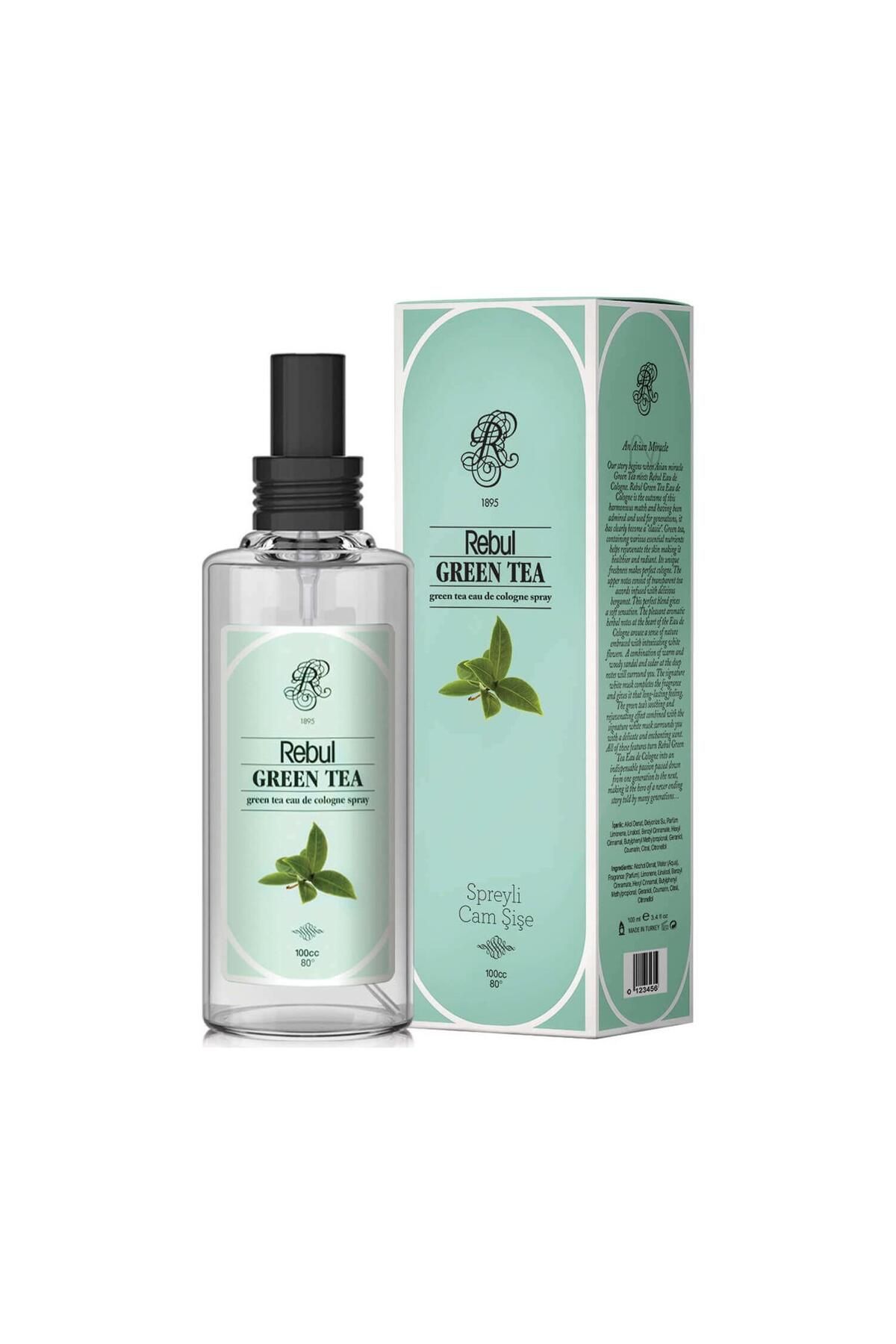 Rebul Green Tea 100 ml Spreyli Kolonya,greentea