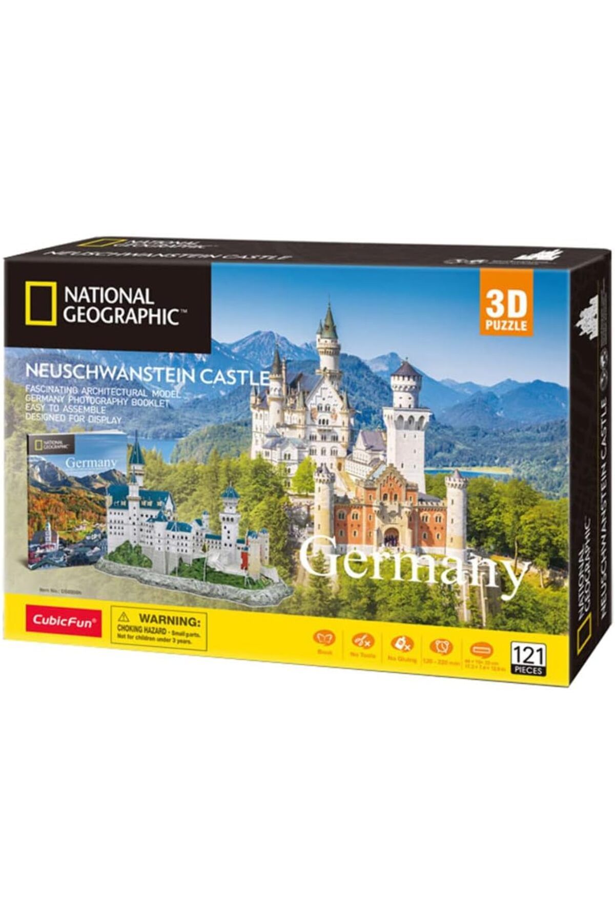 Cubic Fun National Geographic Serisi Neuschwanstein Kalesi 3d Puzzle