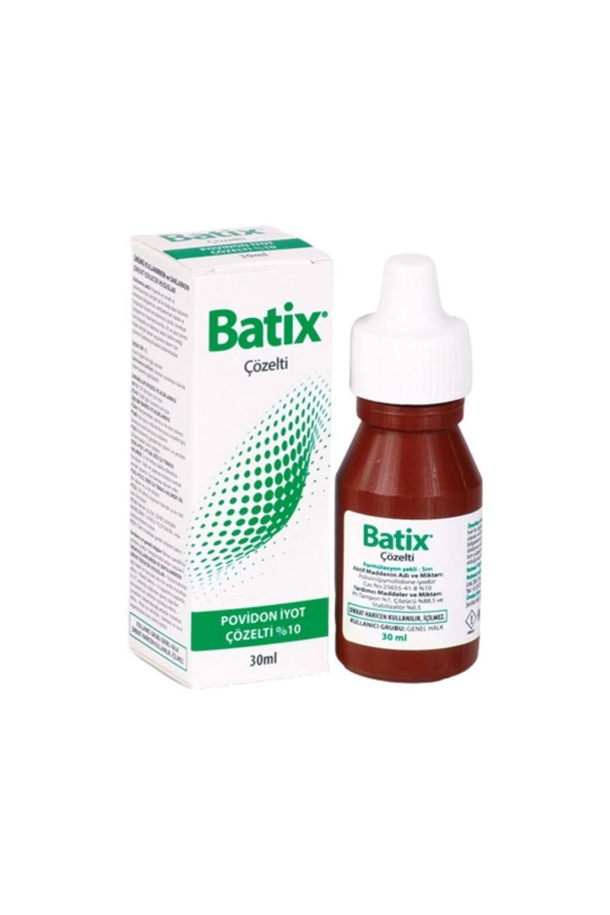 Batix %10 Povidon Iyot Çözelti 30 ml