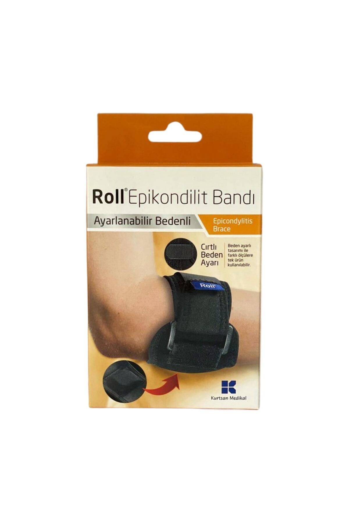 Roll Epikondilit Dirseklik Tenisçi Dirseği Bandı / Epikondilit Bandajı - Ayarlanabilir