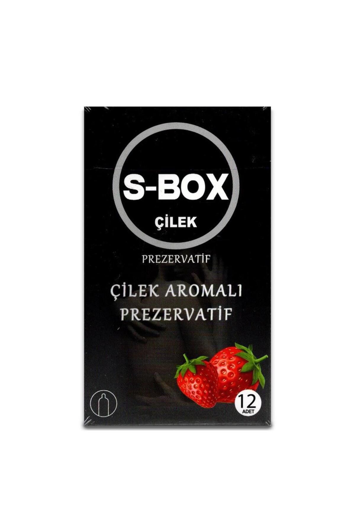 S-Box S Box 12 Li Prezervatif Çilek Aromalı