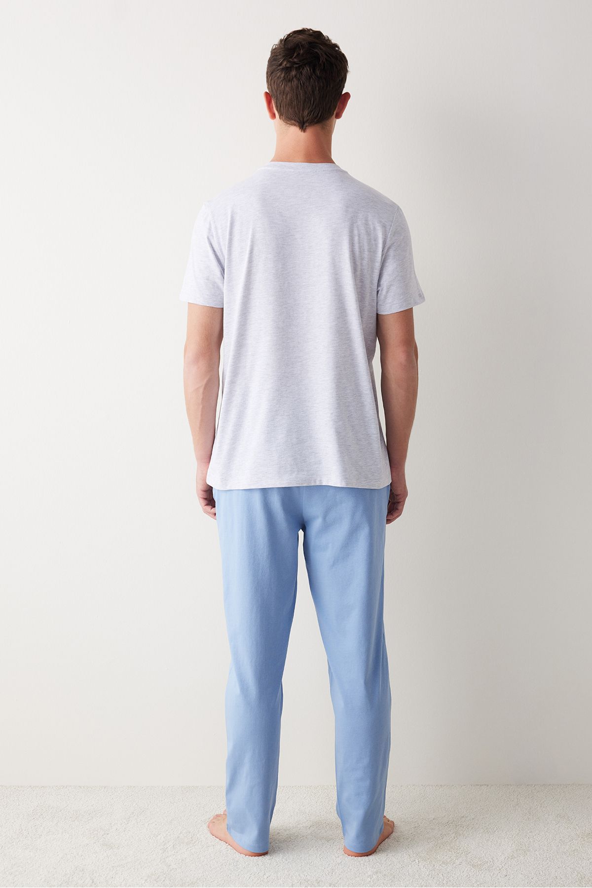 Penti-Men's Dadster Blue Pajama Set 6