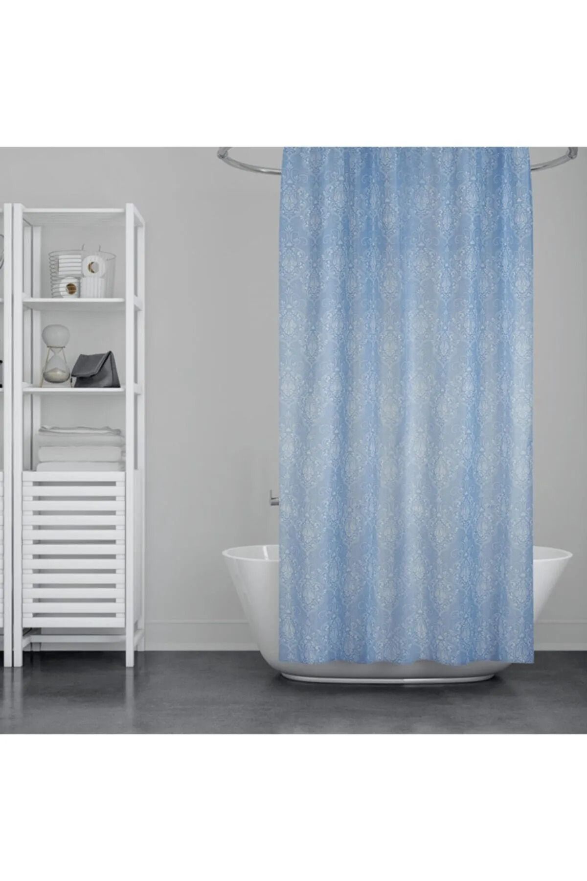 MR RZN STORE Çift Kanatlı Banyo Duş Perdesi 100x2Mt Royaleks-82048