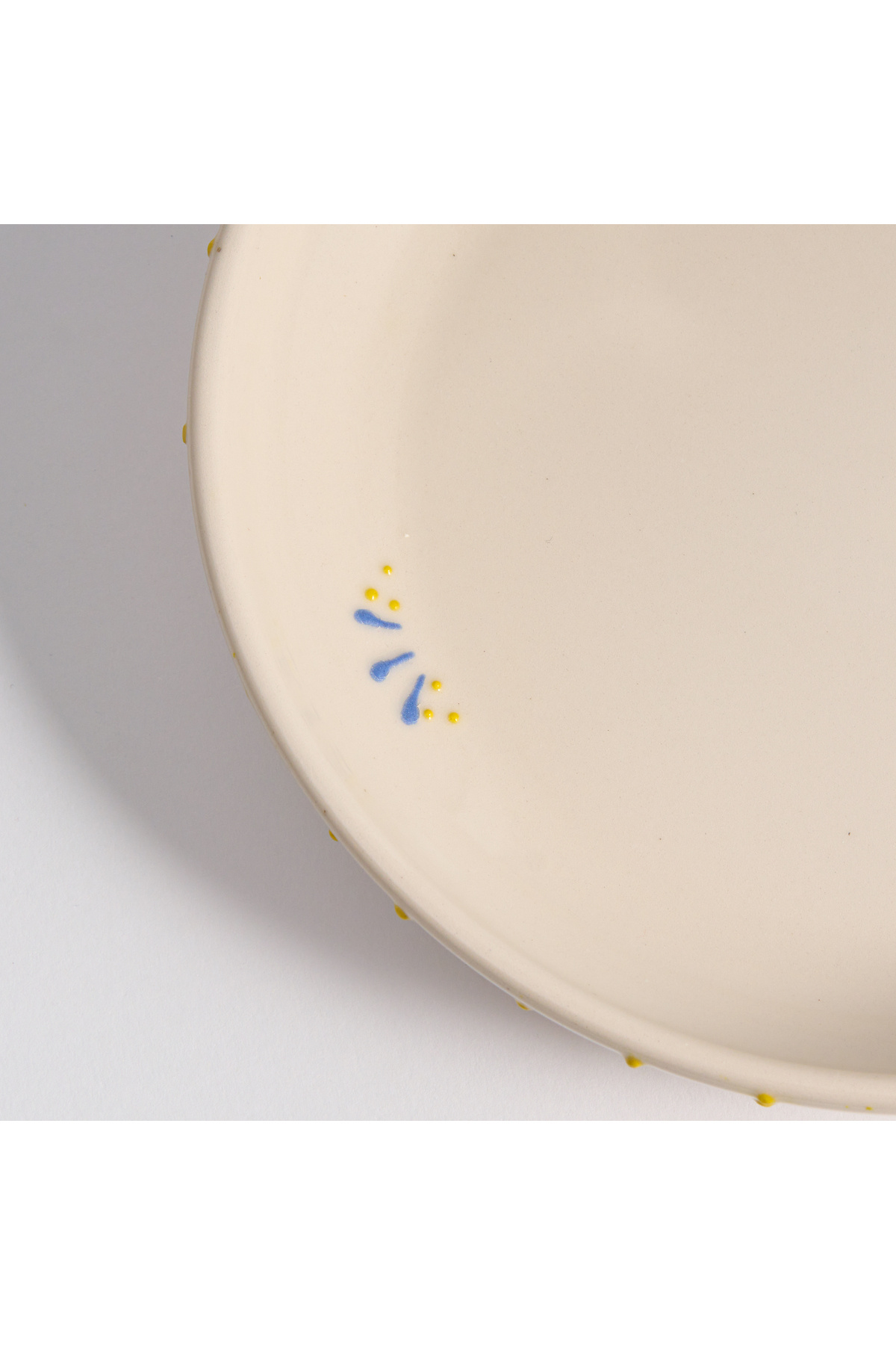 PINKU Ceramics-طقم أطباق حفرة مصنوعة يدويًا من السيراميك على شكل زهرة - 20 سم و15 سم 8