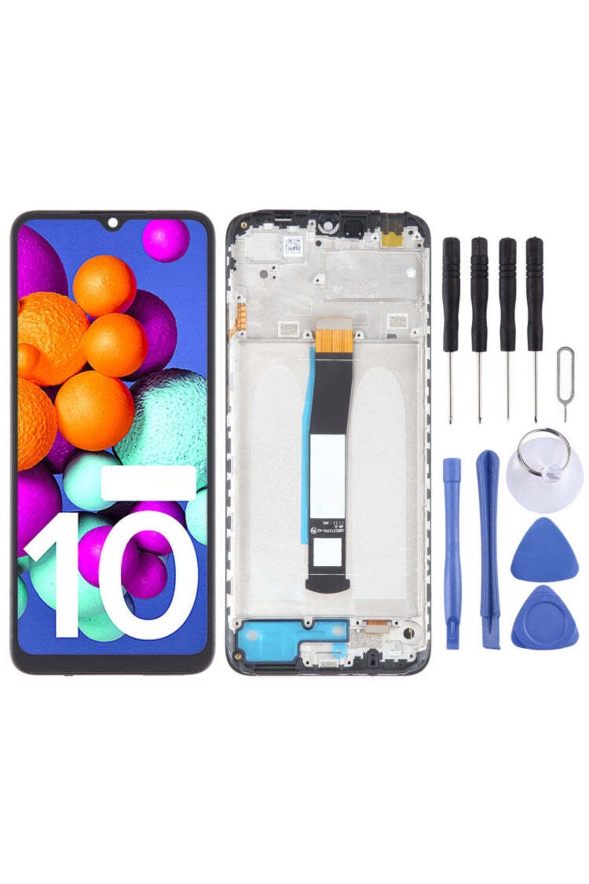 indirimplus Redmi 10 Uyumlu Lcd Ekran Çerçeveli +tamir Seti