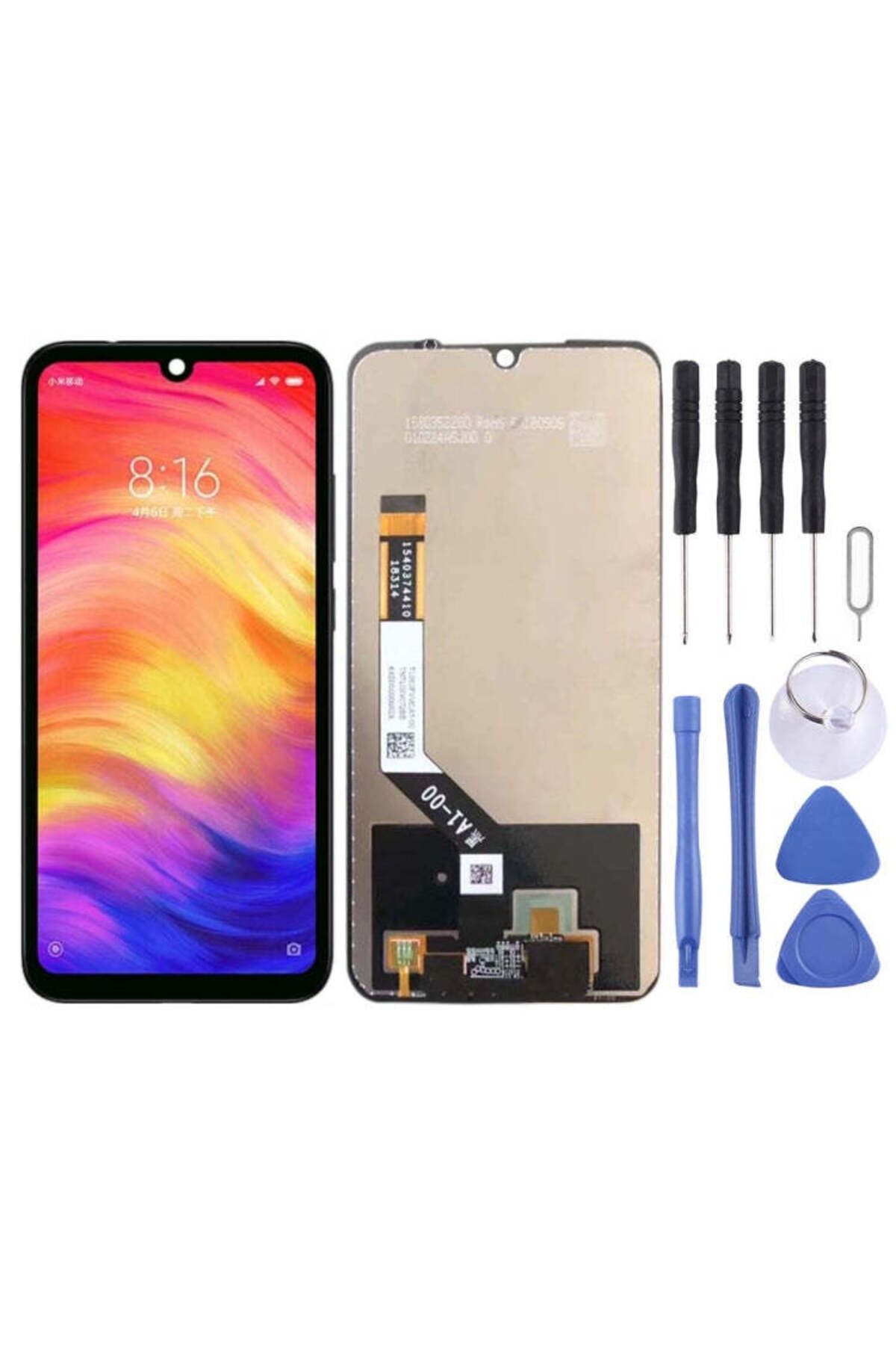 indirimplus Redmi Note 7 LCD EKRAN +Tamir seti Siyah Renk İlanı F45FD