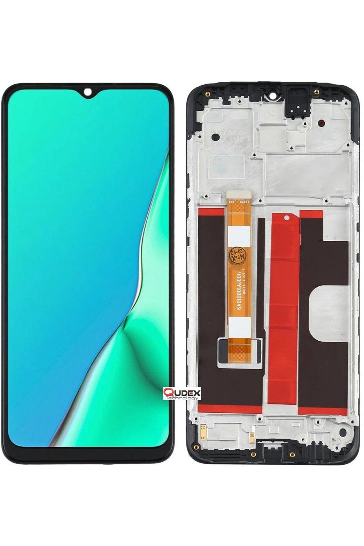 indirimplus Oppo A9 2020 LCD EKRAN Çıtalı +Tamir Seti F45FD Uyumlu