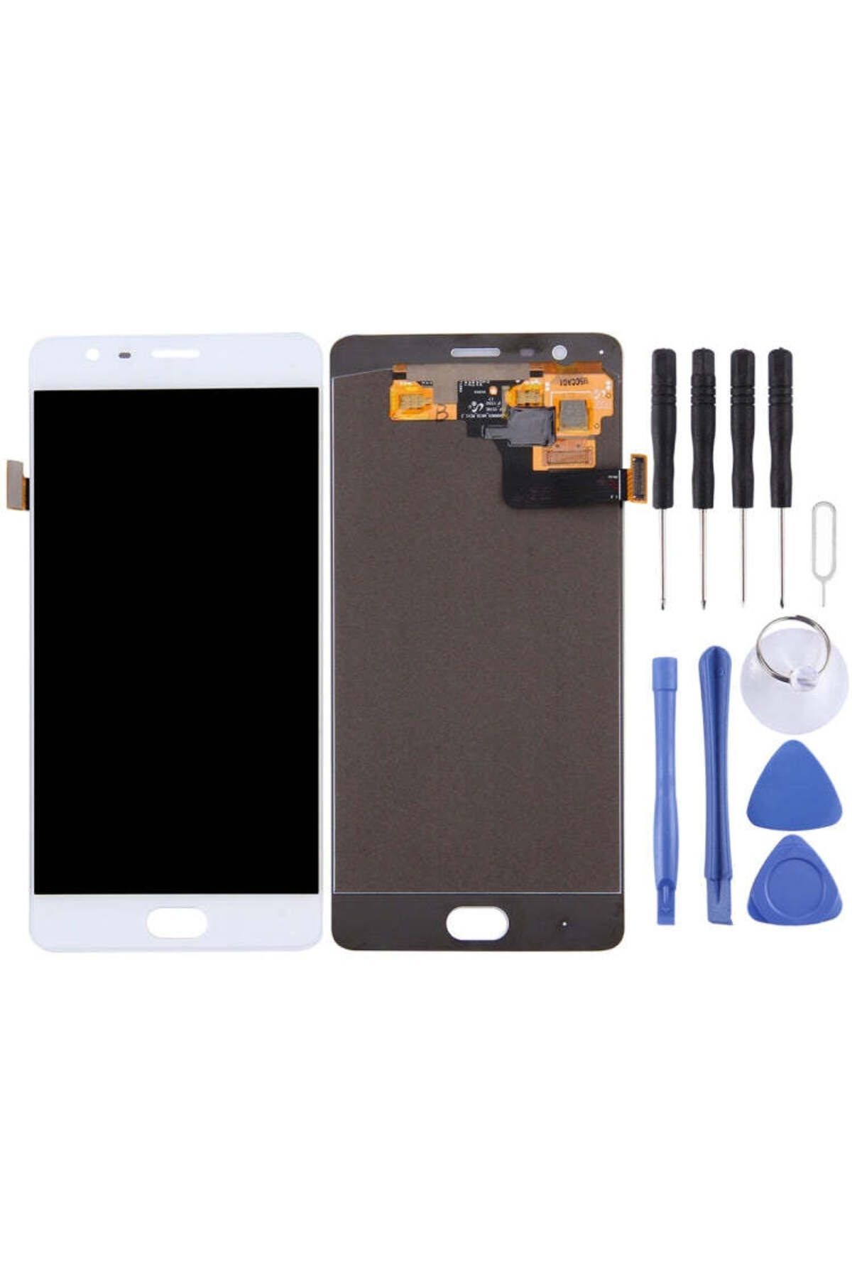 indirimplus OnePlus 3 Uyumlu  LCD EKRAN +Tamir seti Beyaz Renk İlanı