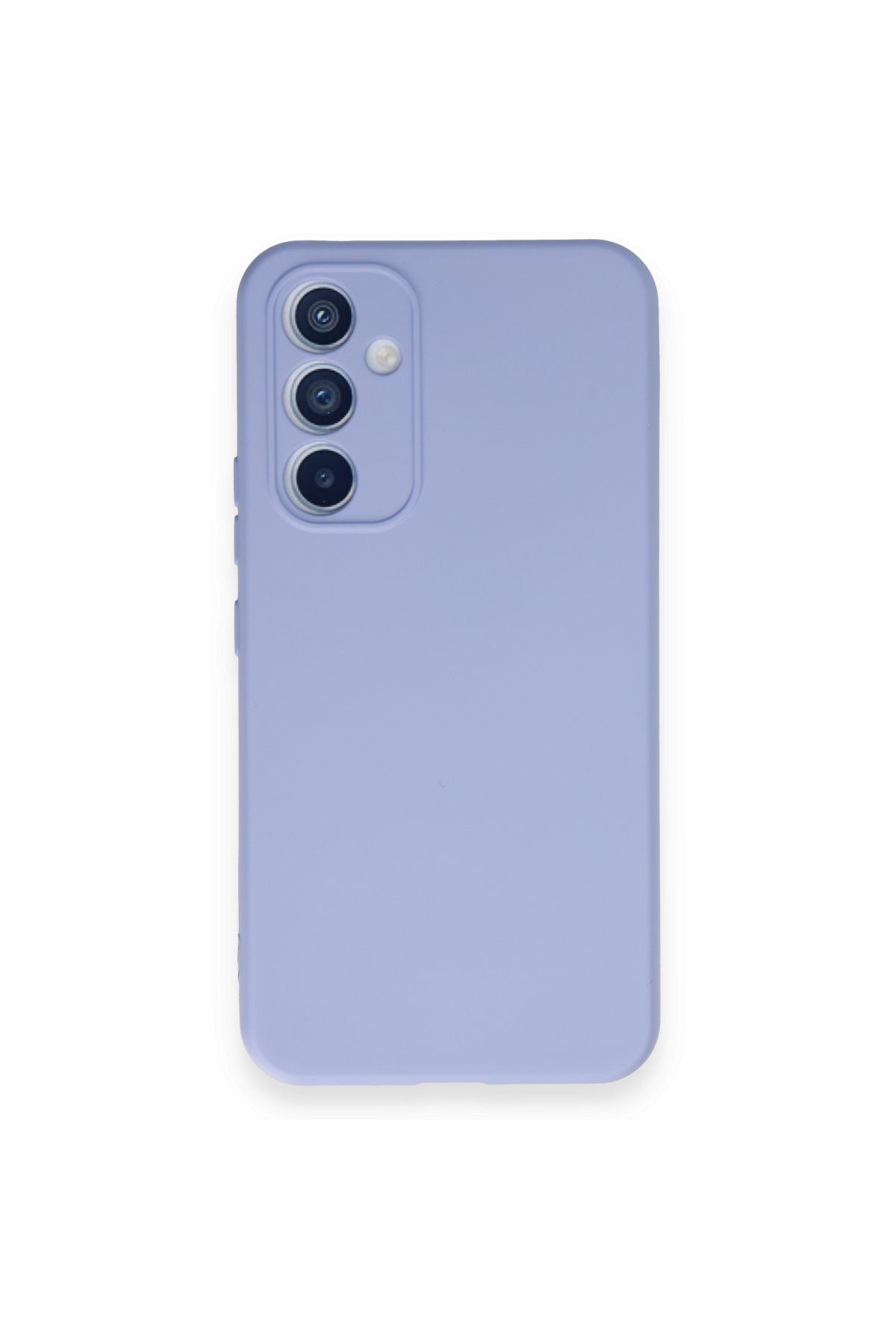 NewFace Galaxy A34 5G Uyumlu Kılıf Nano içi Kadife Silikon - Lila GLSTD