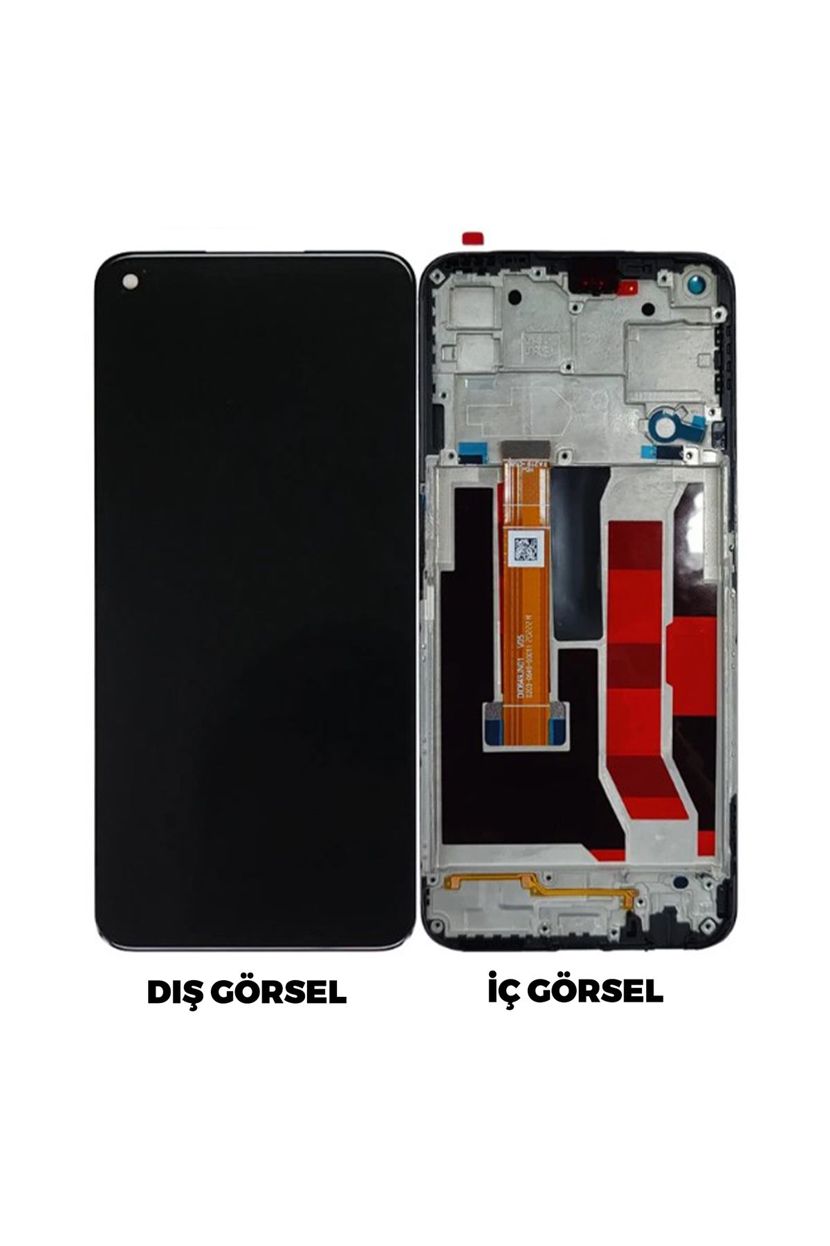 indirimplus A73 Uyumlu LCD EKRAN Çıtalı OLED+Tamir Seti TOUCH