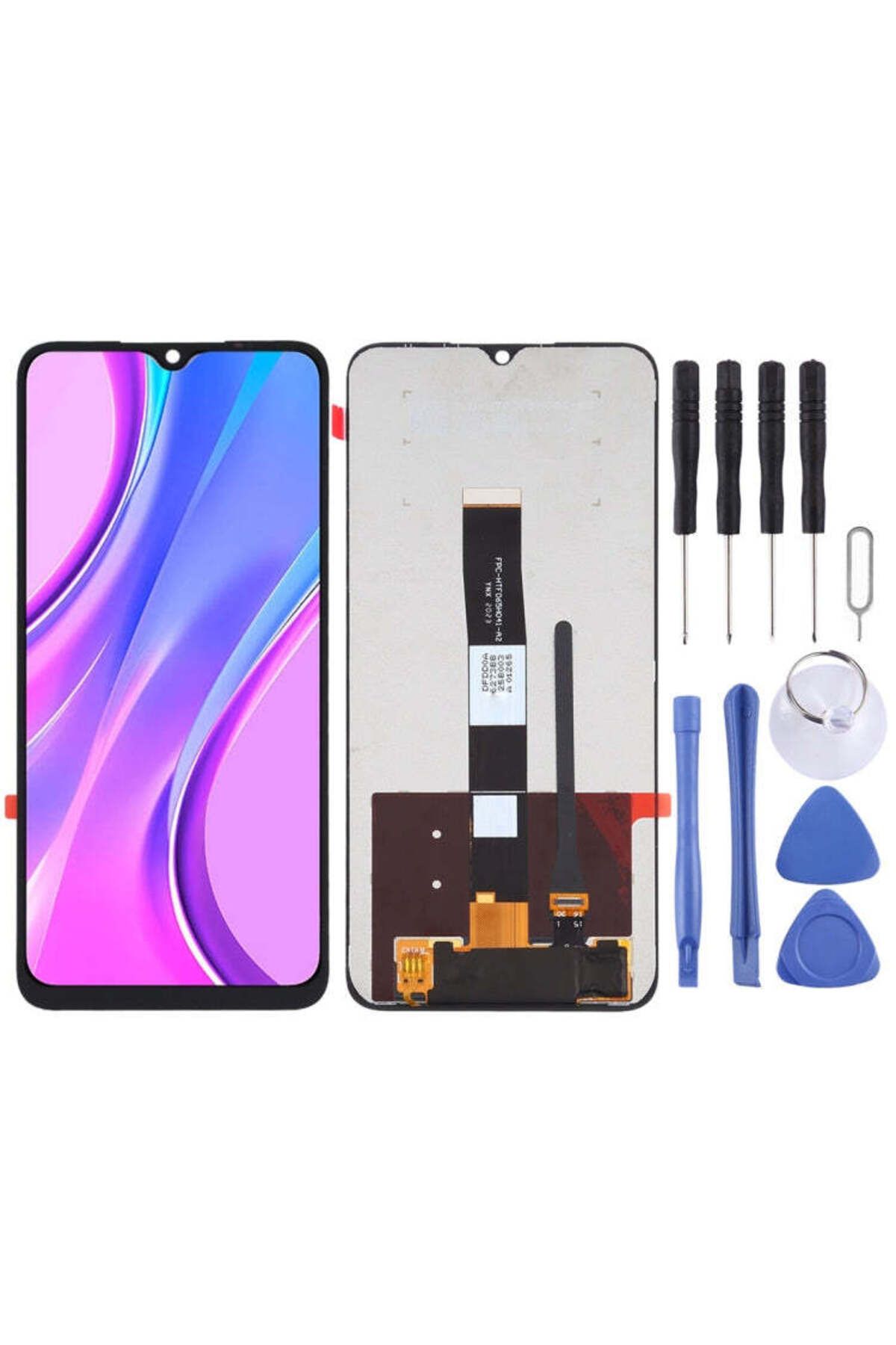 indirimplus Redmi 9 Uyumlu LCD EKRAN +Tamir seti Çıtasız