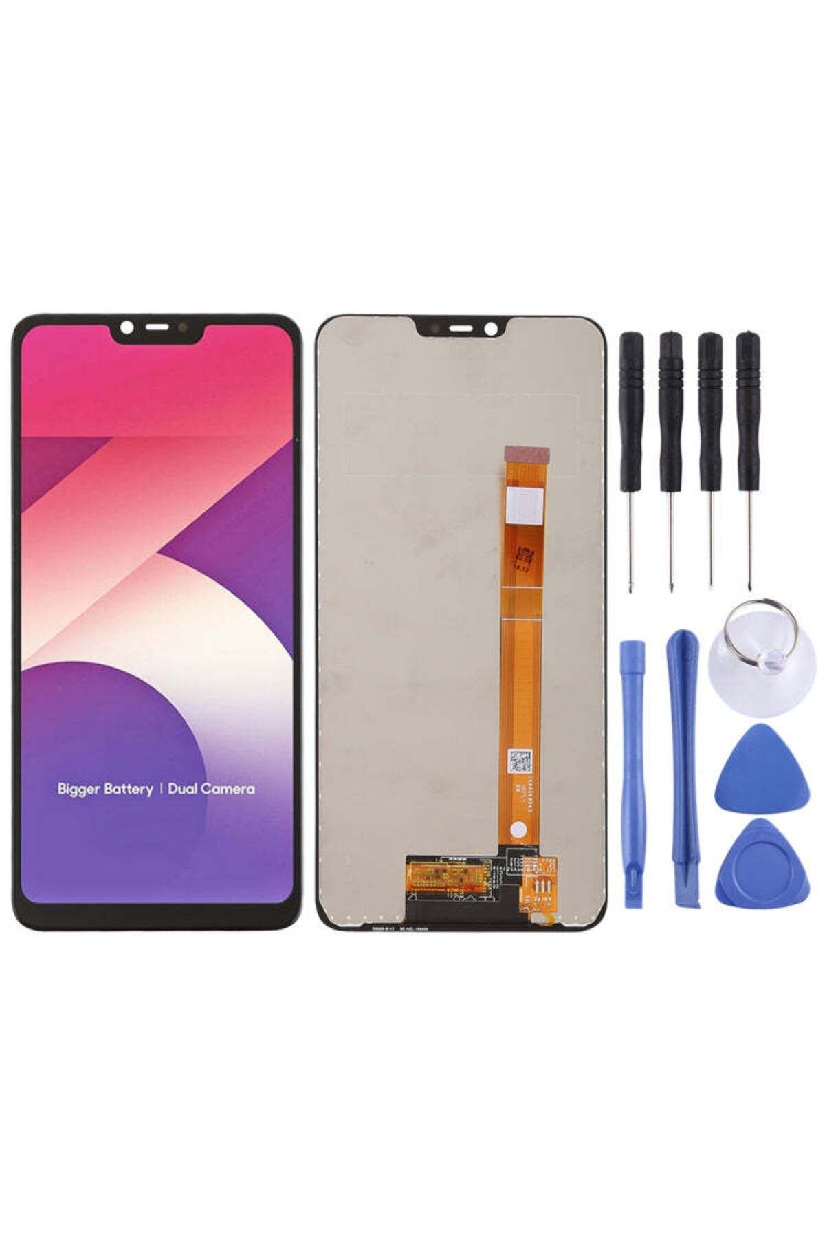 indirimplus Oppo A3s Uyumlu LCD EKRAN Siyah Renk İlanı+Tamir Seti