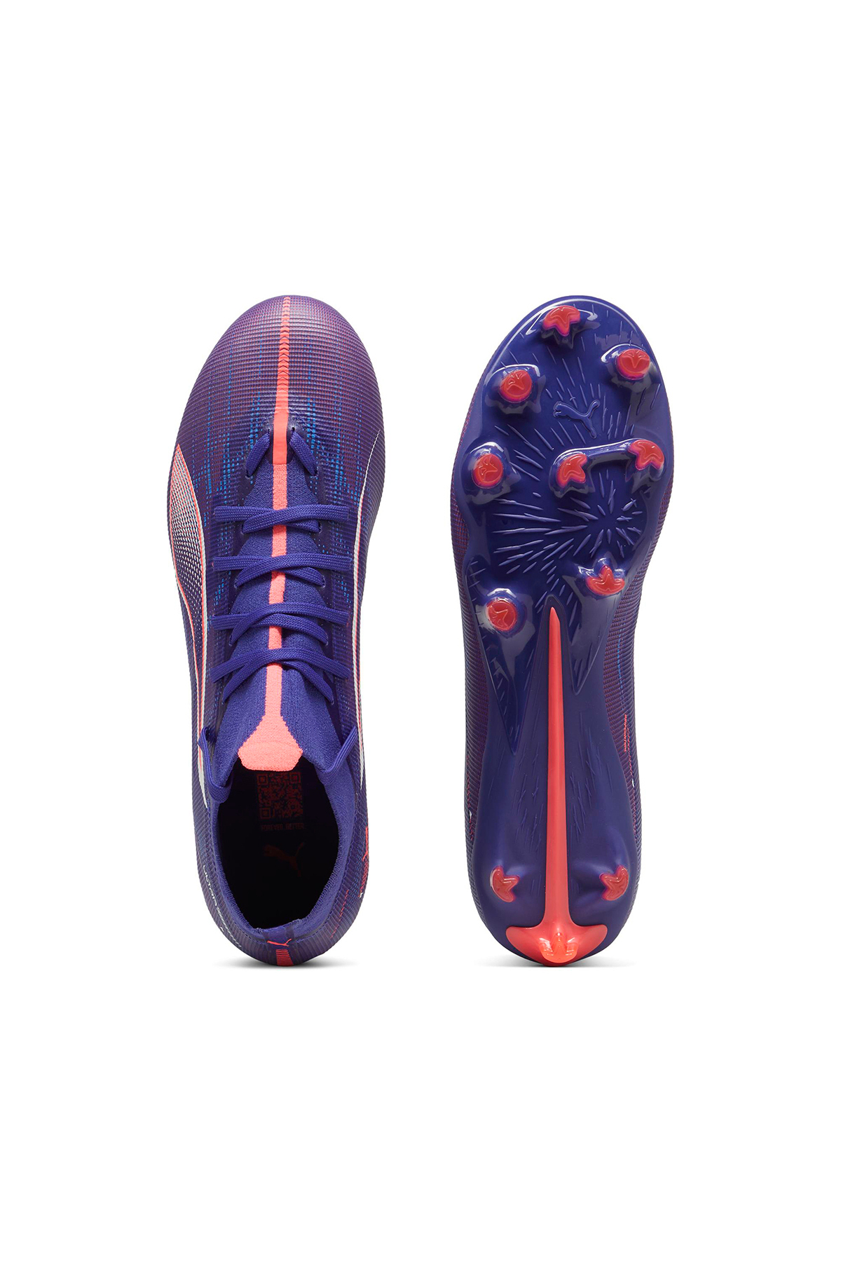 Puma Ultra Match 5 Plus Fg Erkek Mor Çim Saha Kramponu görsel 3