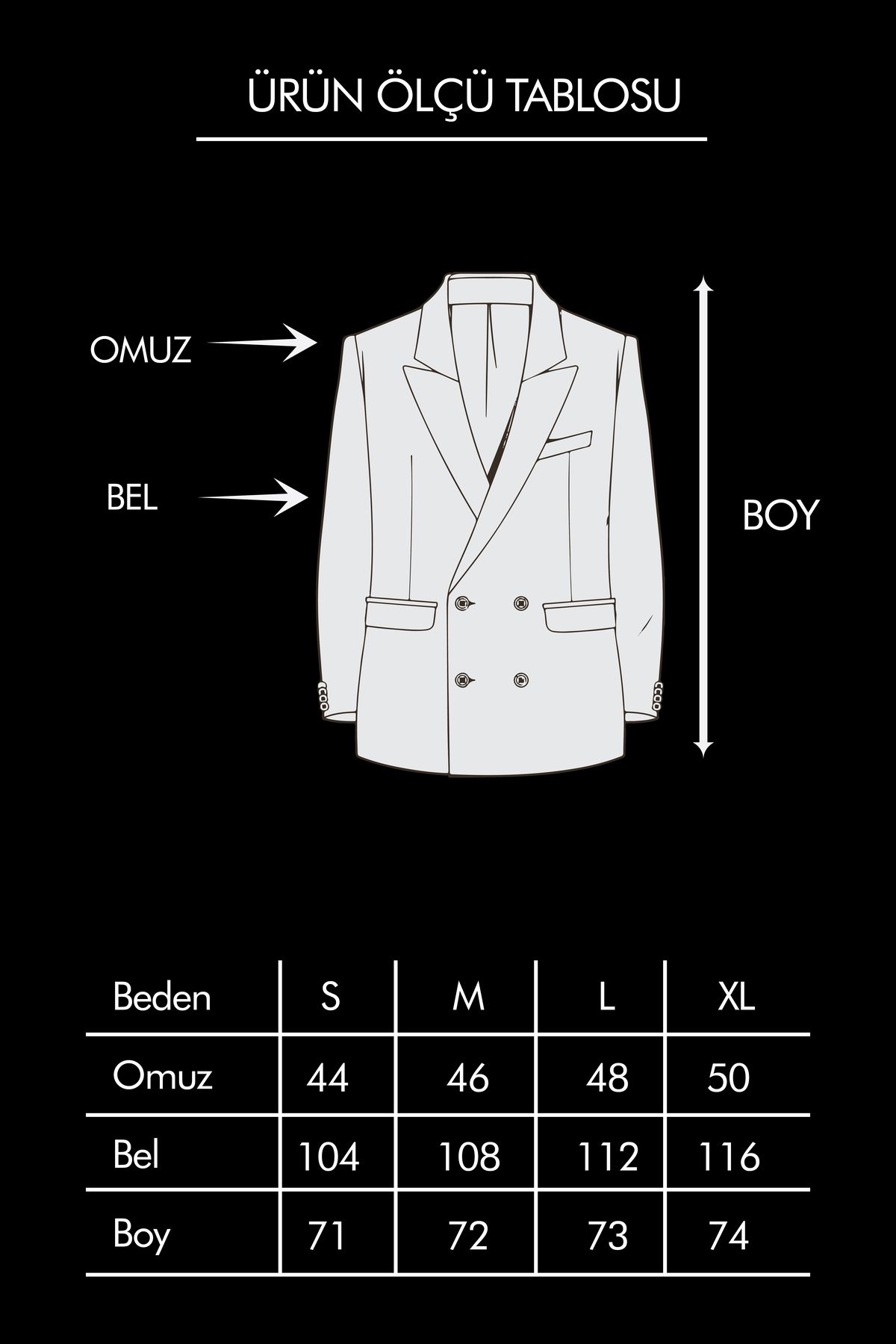 Ortaya Çık-Jachetă blazer căptușită oversize bleumarin 5