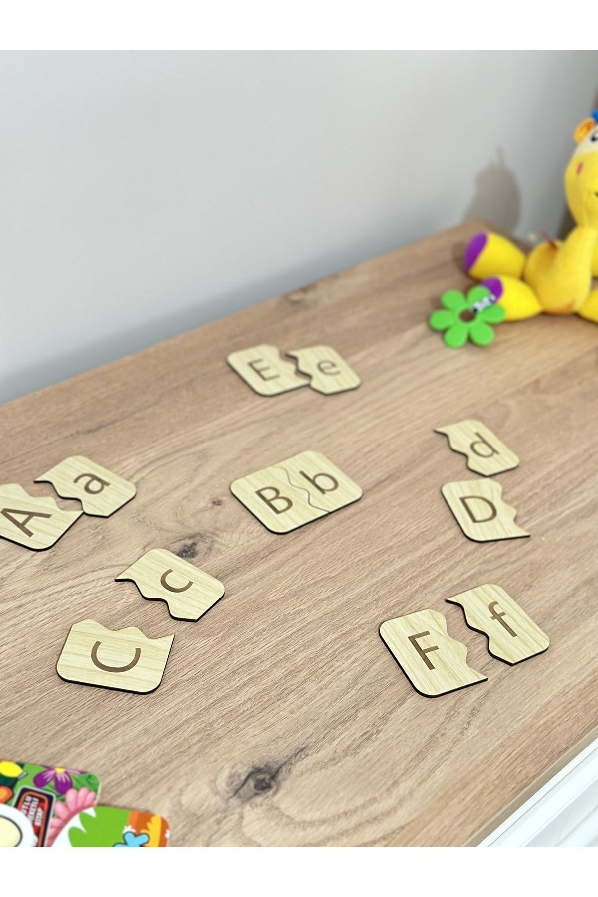 Karter İnovasyon Alfabe Esleme Kartlari, Ahsap Esleme Kartlari, Ahsap Harf Esleme, Montessori Egitici Kartlar fotoğrafı 6 (önizleme)