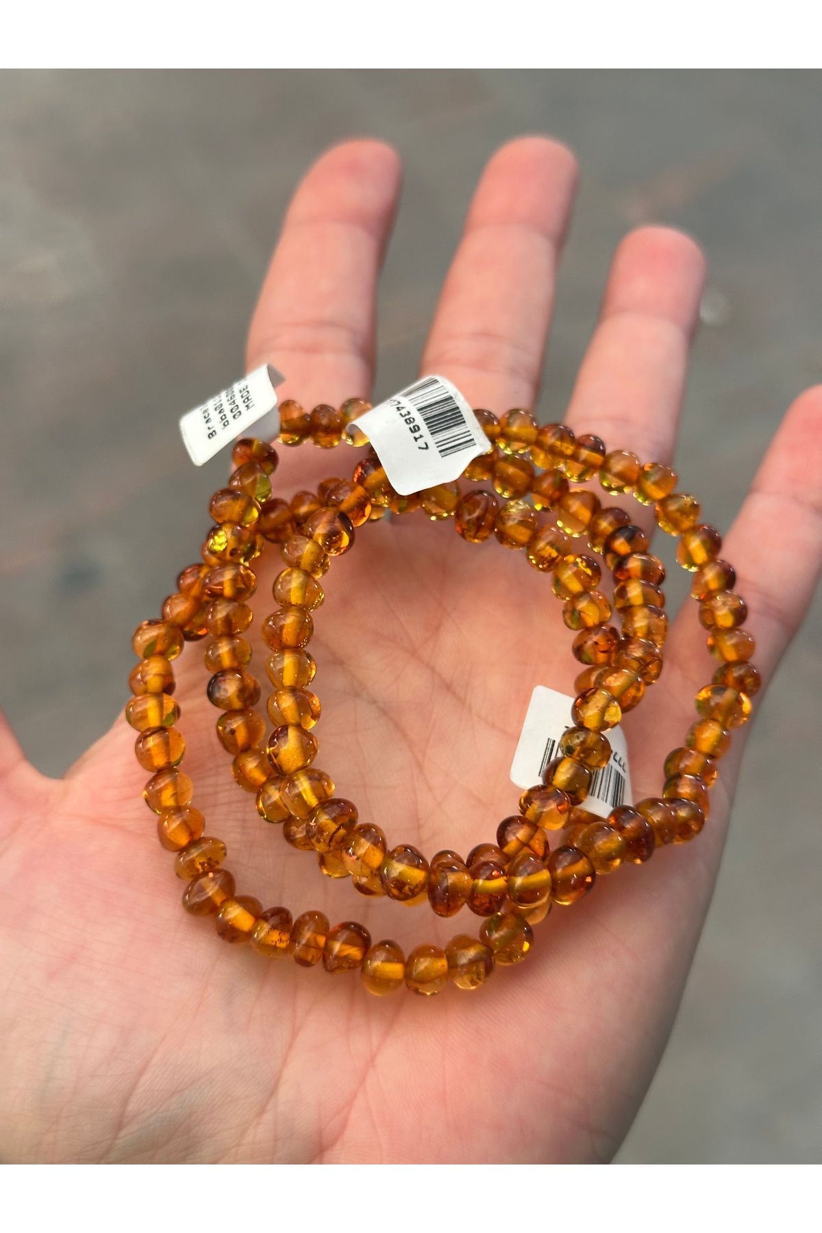 KEHRİBAREVİ EREĞLİ-Baltic Drop Amber Adult Bracelet Original Certified 2