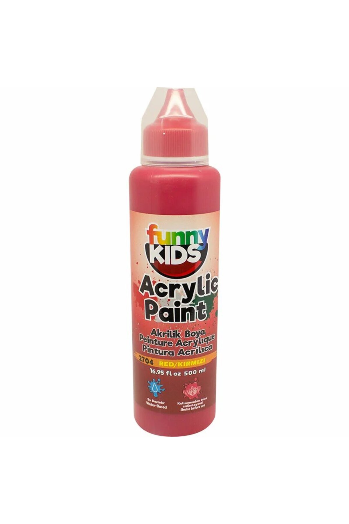 Rich Funny Kids Akrilik Boya 500ml - 2704 Kırmızı - Fiyatı, Yorumları