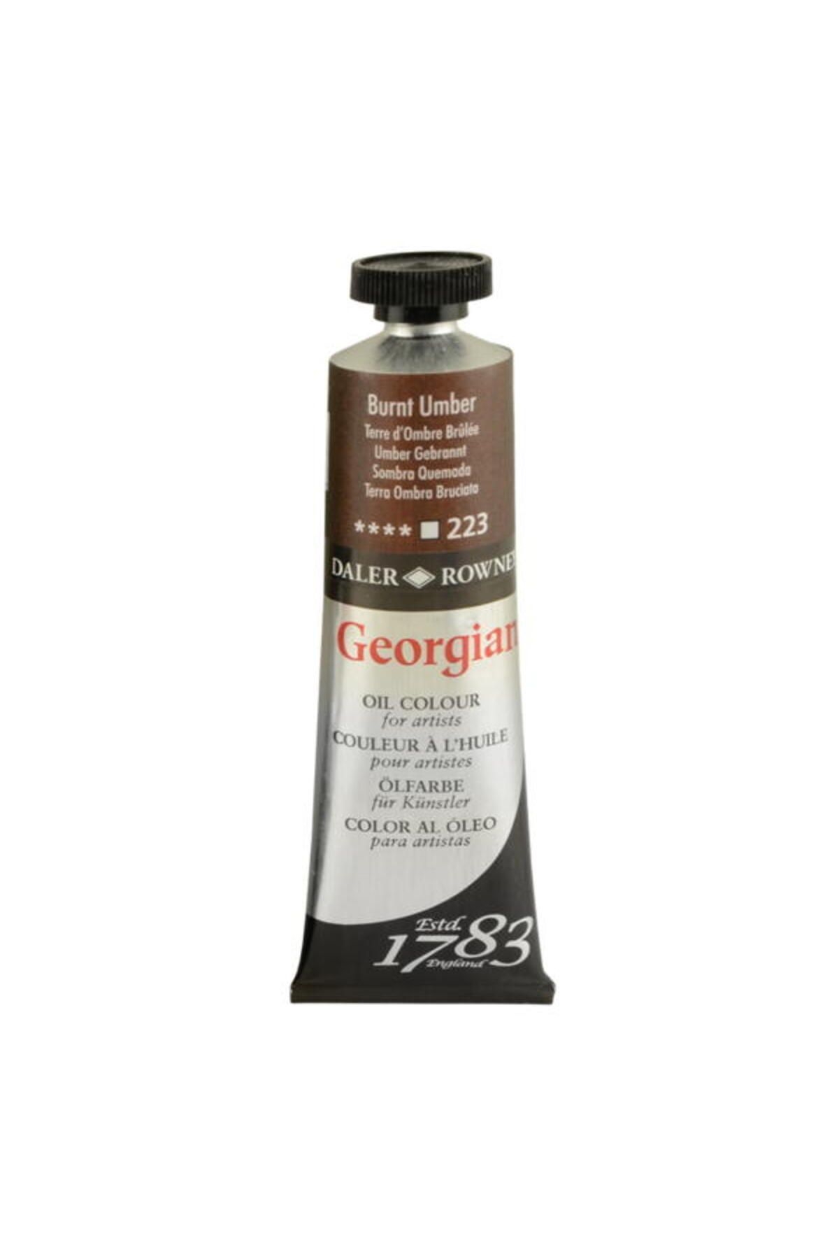 Daler Rowney Georgian Yağlı Boya 38ml - N:223 Burnt Umber