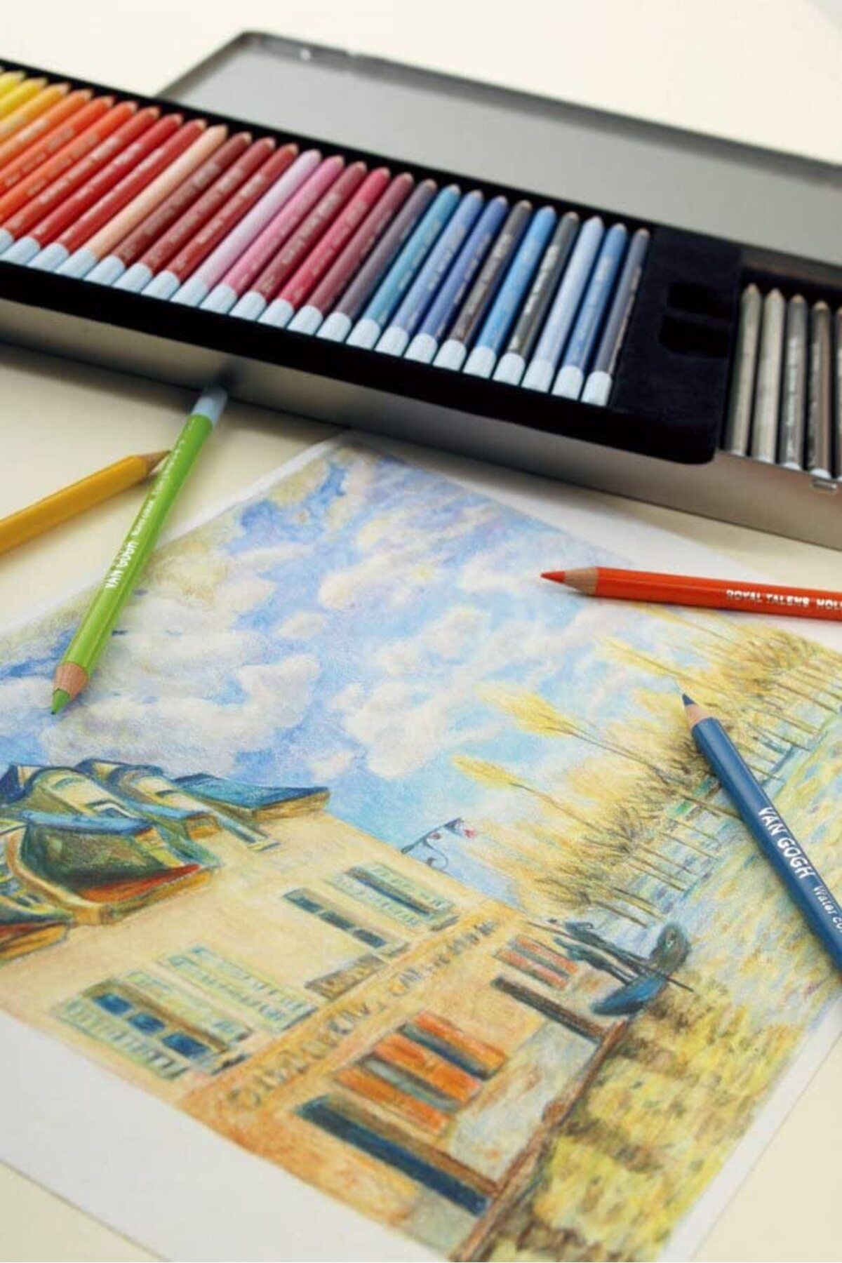 Talens-Van Gogh 60 Pieces Water Color Pencil Set 5