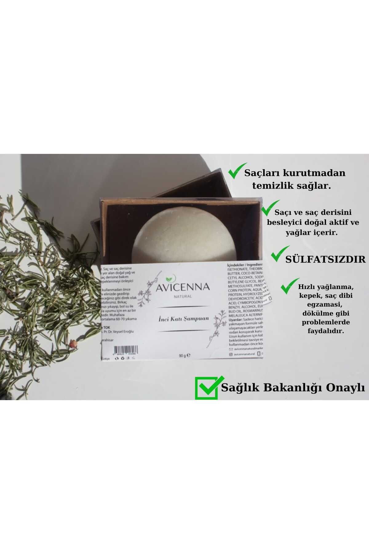 Avicenna Natural İNCİ KATI ŞAMPUAN 90cc