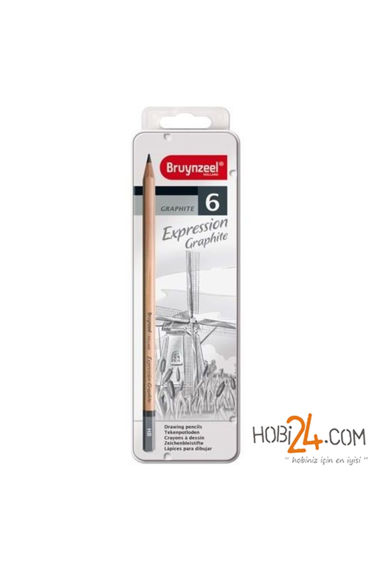 Bruynzeel Expression Graphite 6'lı Set