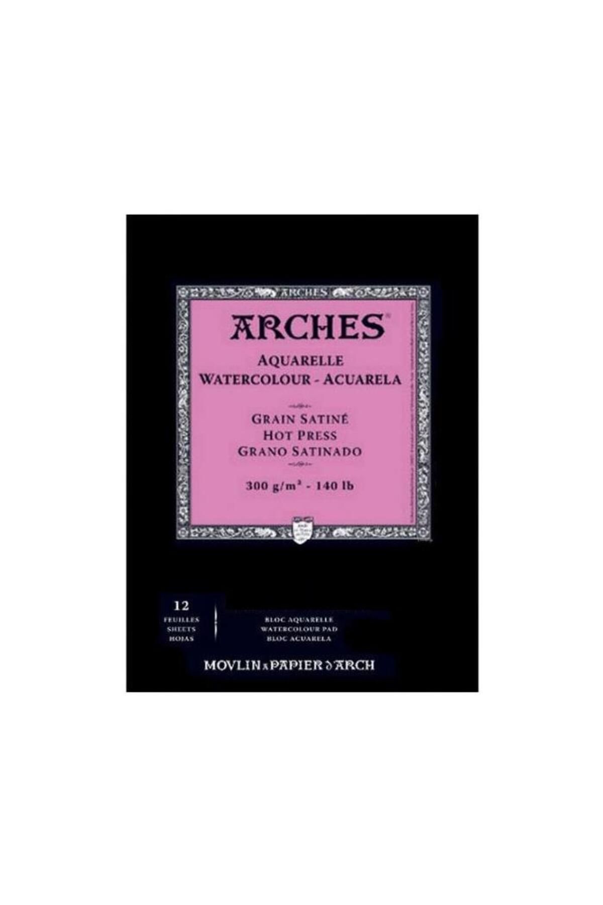 Arches-Watercolor Block Notebook - Plain Texture - 300grA3- 12 Yp 1