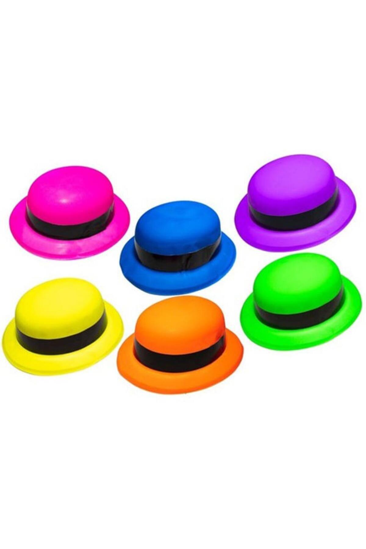 کلاه پلاستیکی پارتی بولر نسی‌ورلد نئون، رنگ صورتی