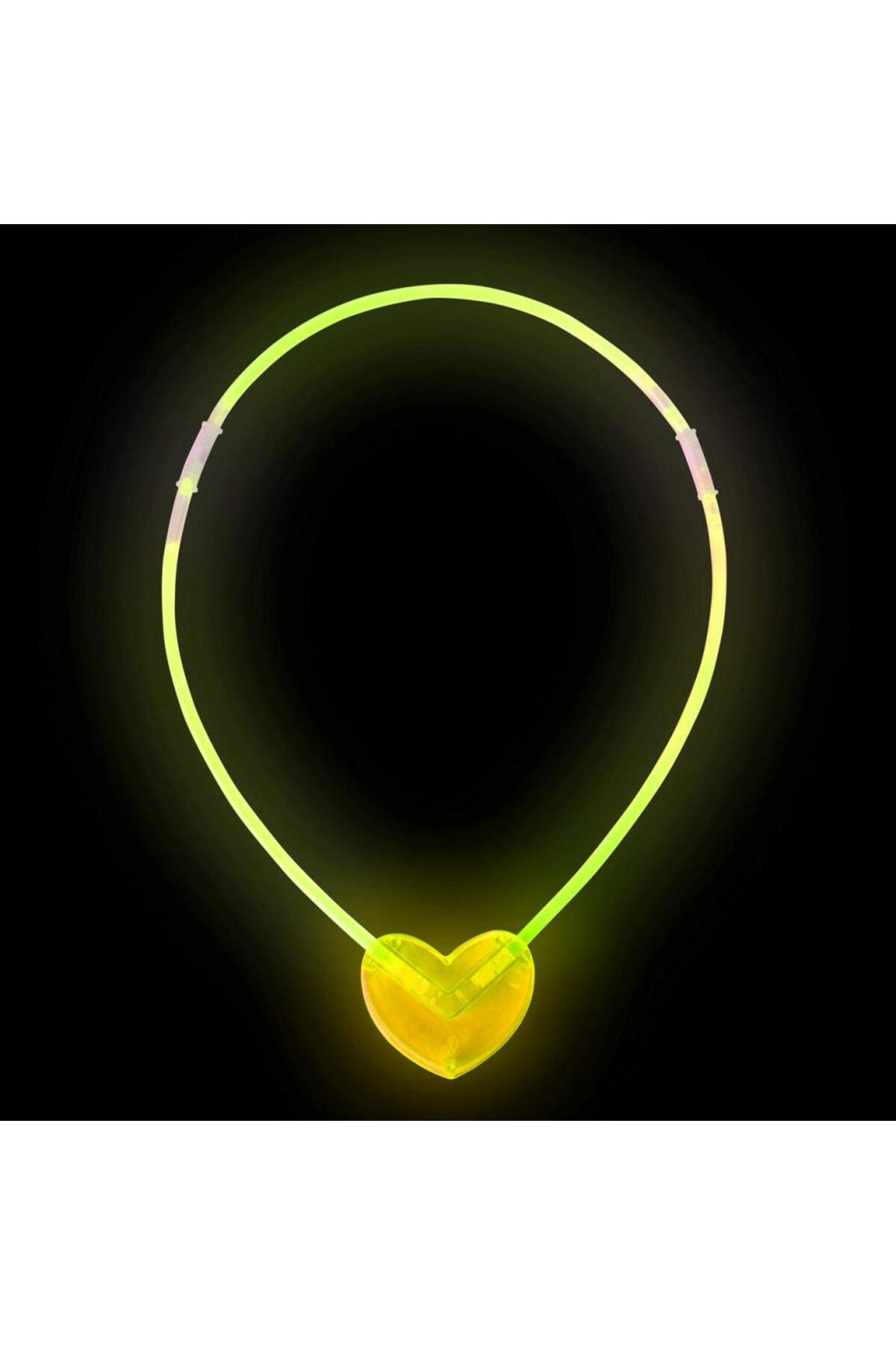 گردنبند استیک قلبی شکل نسیورلد با نور در تاریکی، ۶ رنگ، ۶ عدد