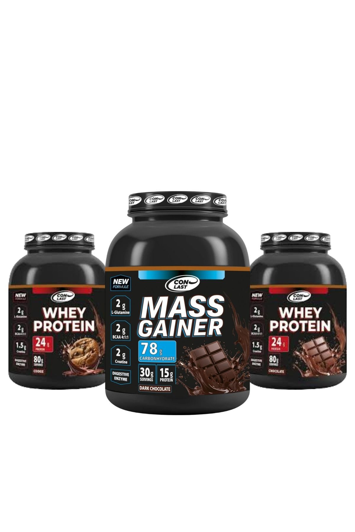 WHEY PROTEİN 2000 G ÇİKOLATA WHEY PROTEİN 2000 G BİSKÜVİLİ MASS PROTEİN 3000 G