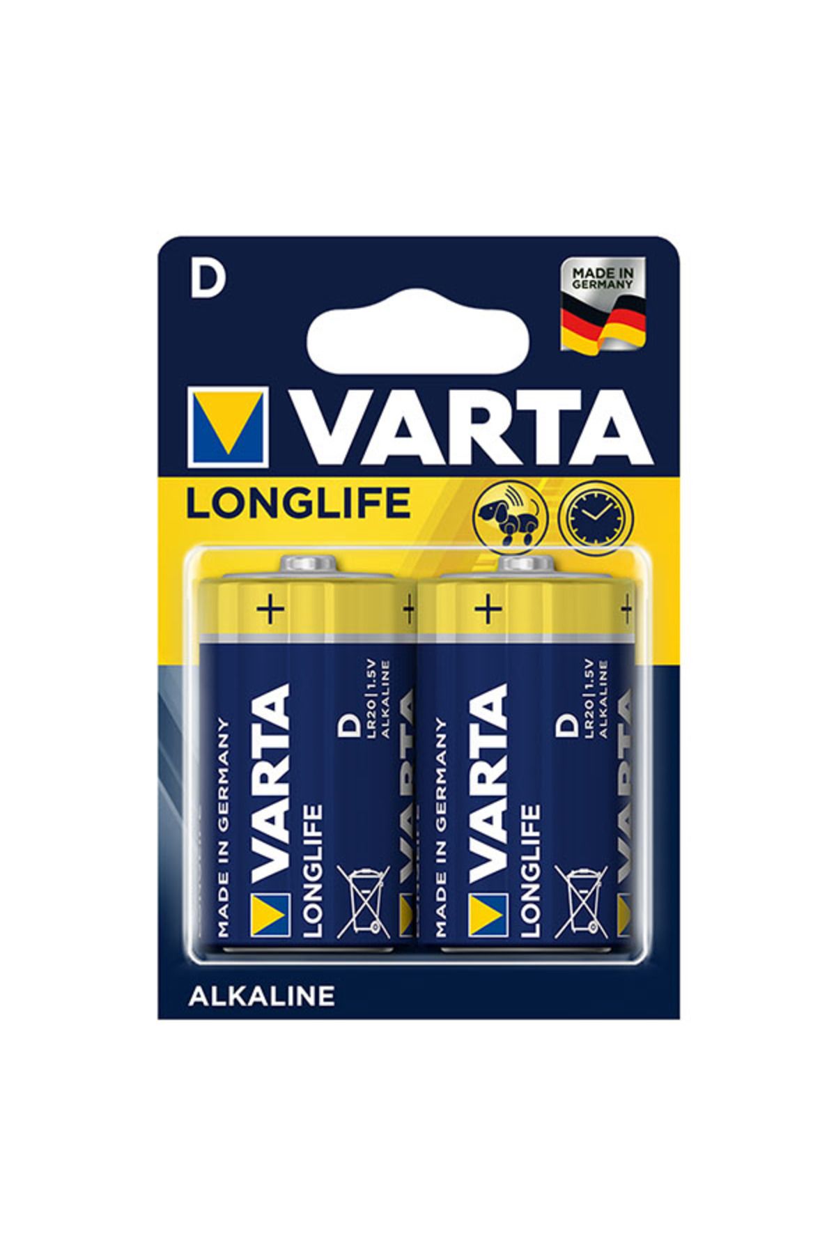 Findit VAR TA LONGLIFE POWER ALKALİN BÜYÜK BOY D PİL 2Lİ PAKET FİYAT (2818)