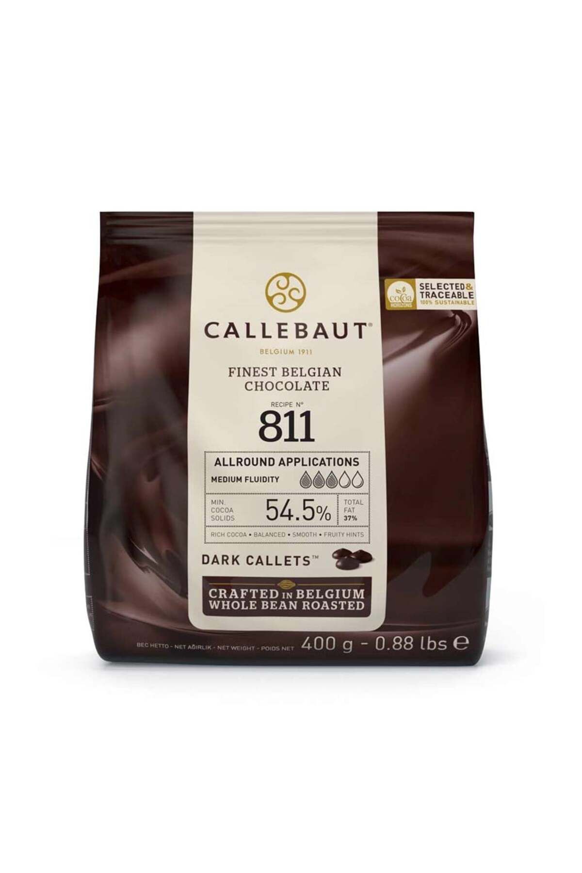 Callebaut Drop Bitter Küvertür 400 gr - 811