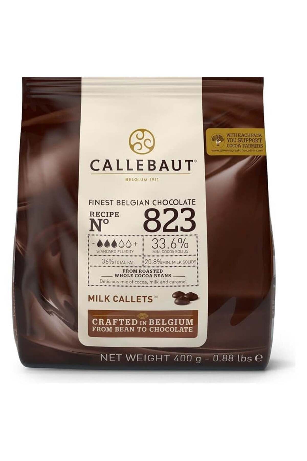 Callebaut Drop Sütlü Küvertür 400 gr - 823