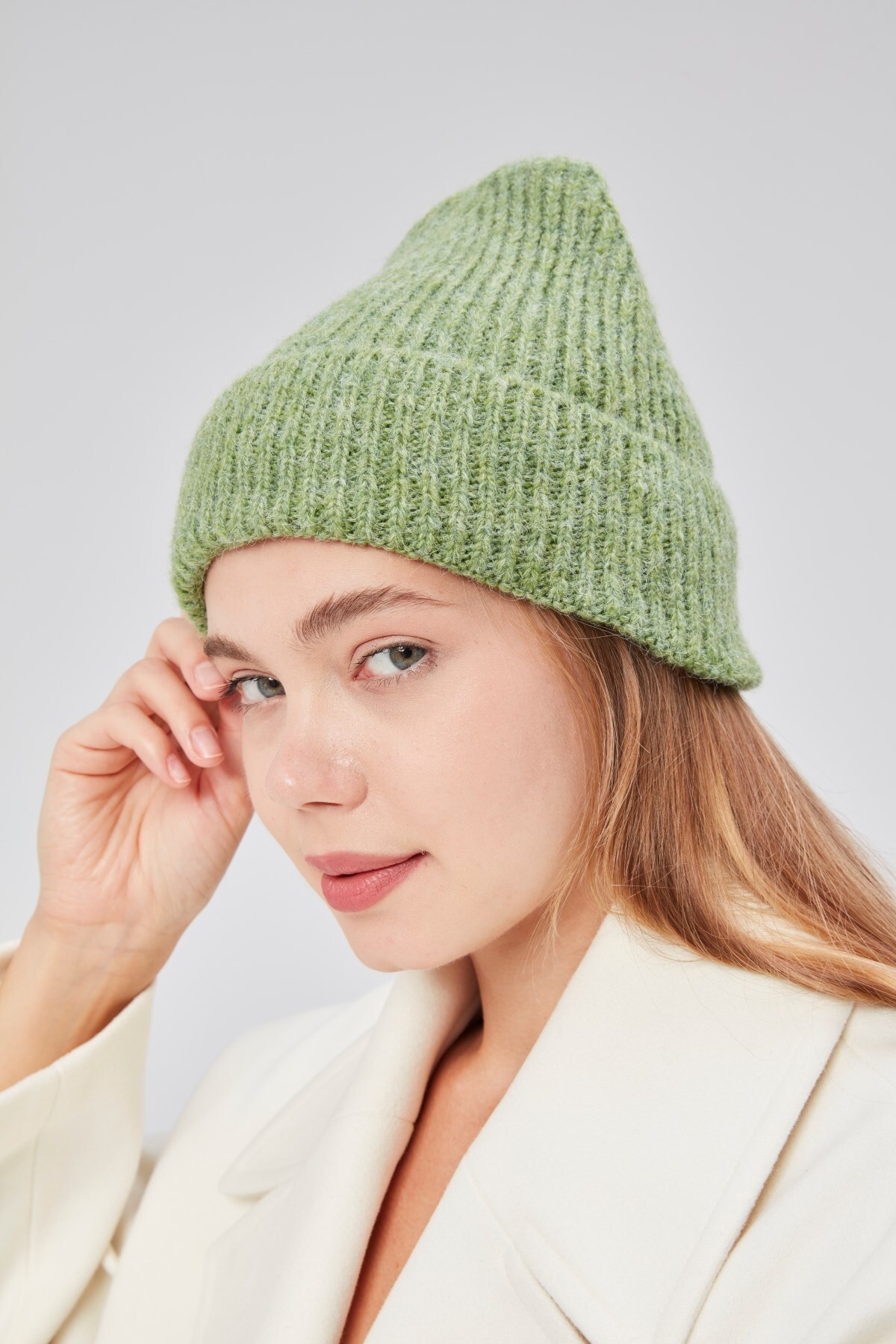 derikem Basic Şık Standart Lüks Unisex Tiftik Bere görsel 2