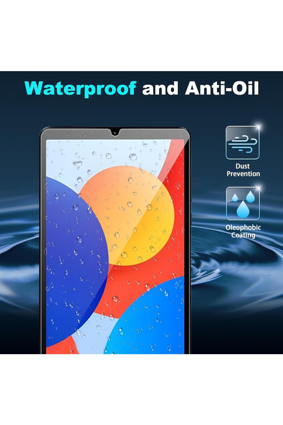 m.tk moveteck-Xiaomi Redmi Pad Se 8.7 Inch Screen Protector Transparent Flexible Unbreakable Nanni Glass Full Protection 3