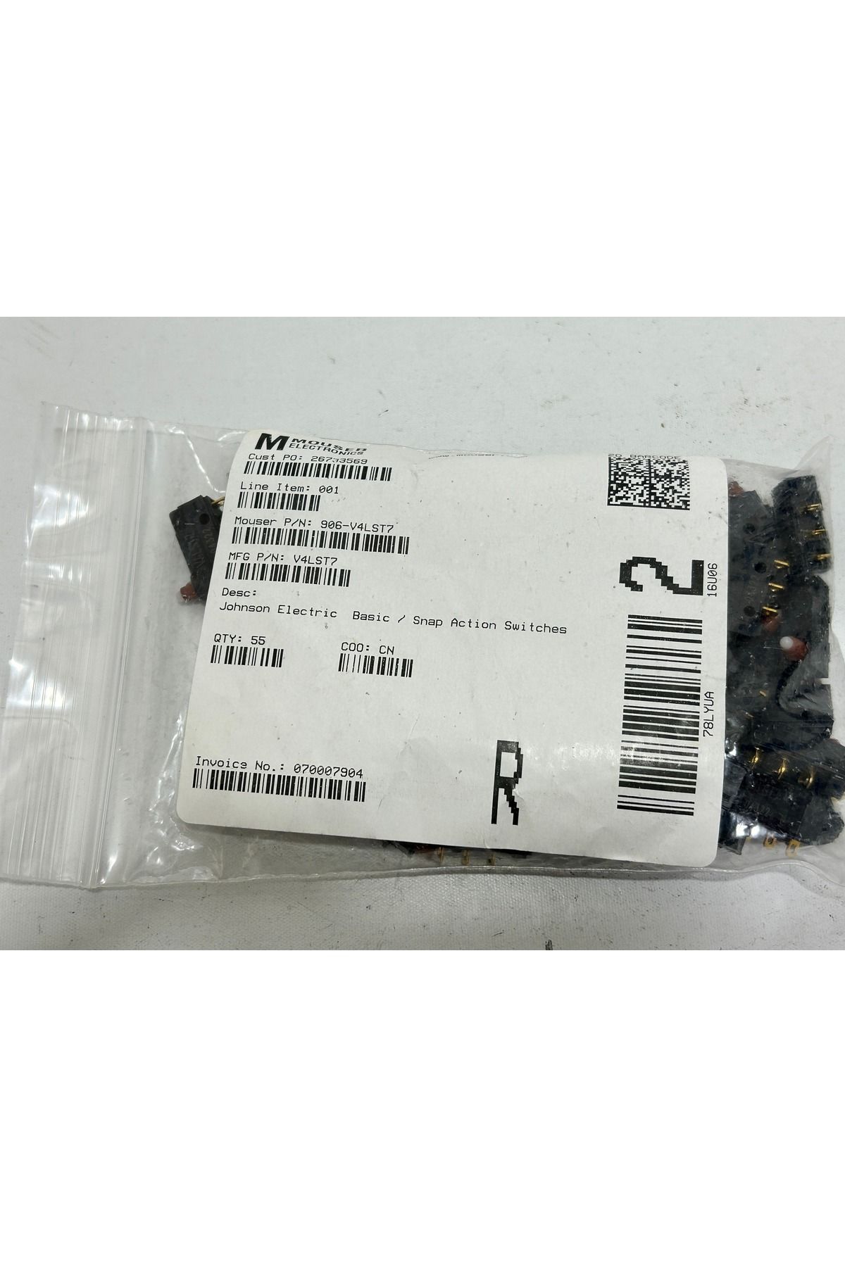 Ledex-V4Lst7 Basic Snap Action Switches 55 Pieces 2