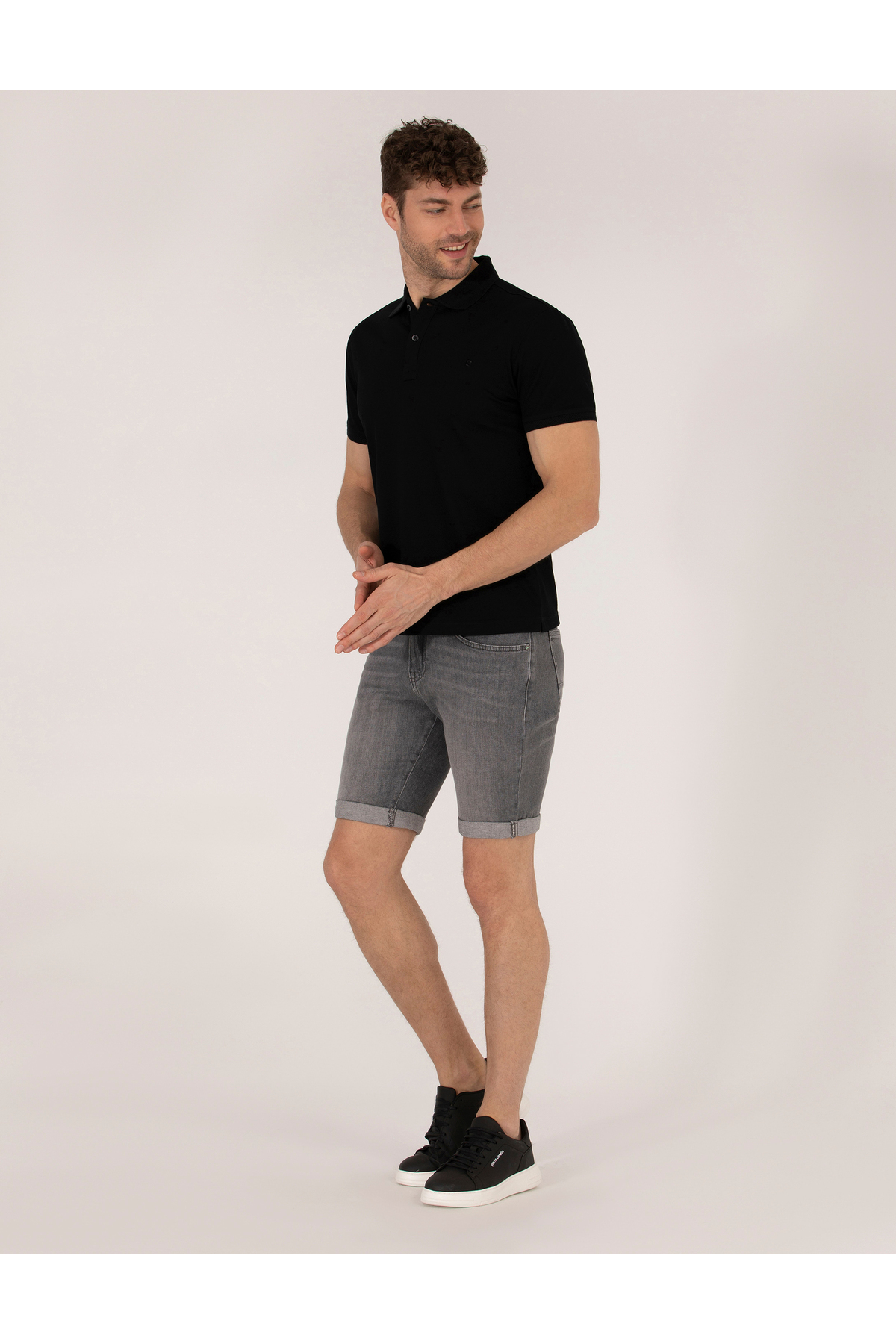 تیشرت یقه پلو مردانه راسته آستین کوتاه | پیر کاردین Pierre Cardin 774912 - تصویر 3