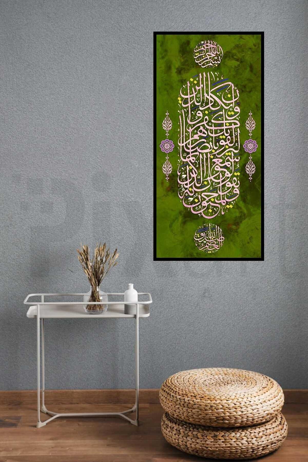 pixartsanat-Green Evil Eye Verse 36X76 Pixart Art Diamond Mosaic Painting Diamond Turkey 3