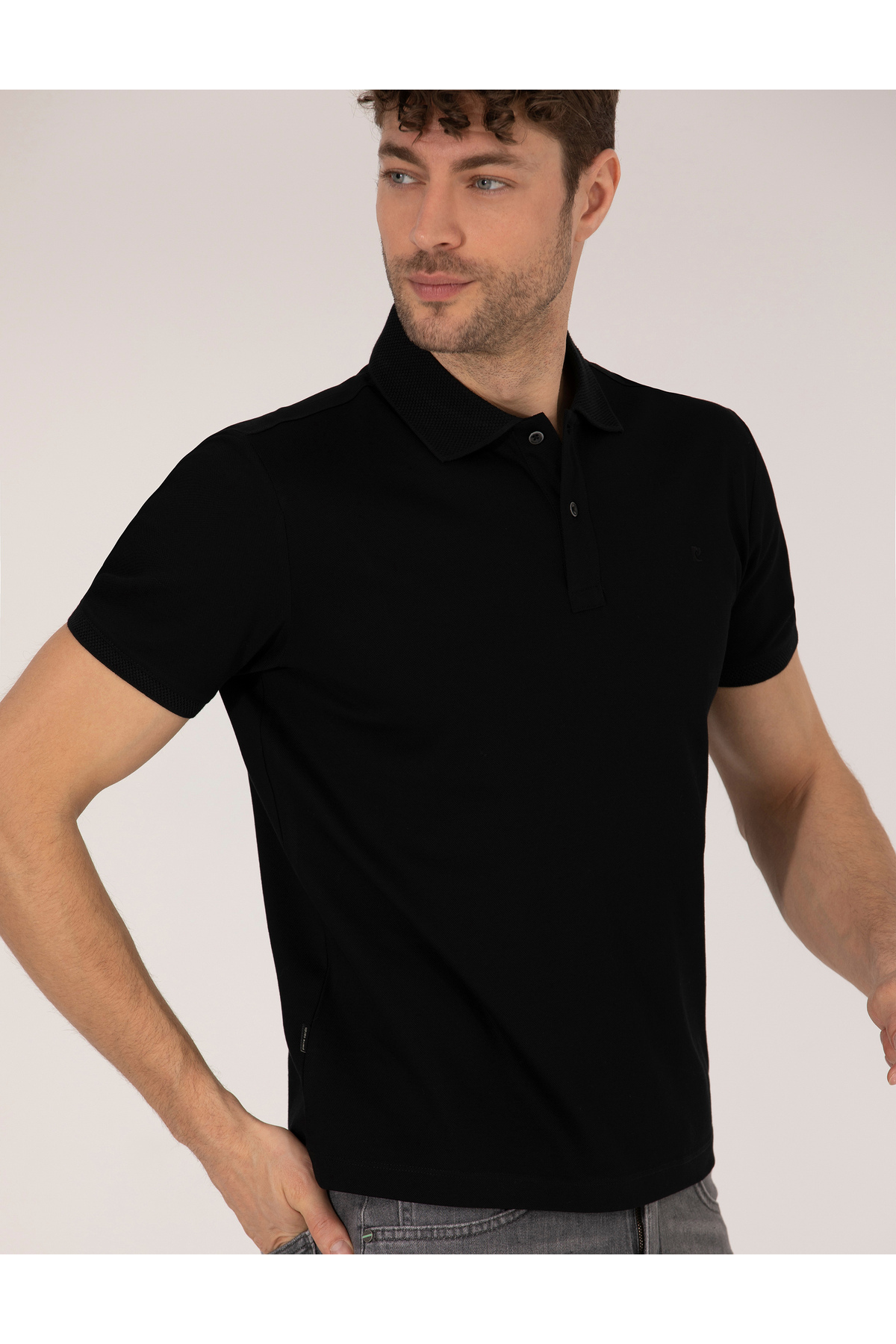 تیشرت یقه پلو مردانه راسته آستین کوتاه | پیر کاردین Pierre Cardin 774912 - تصویر 2
