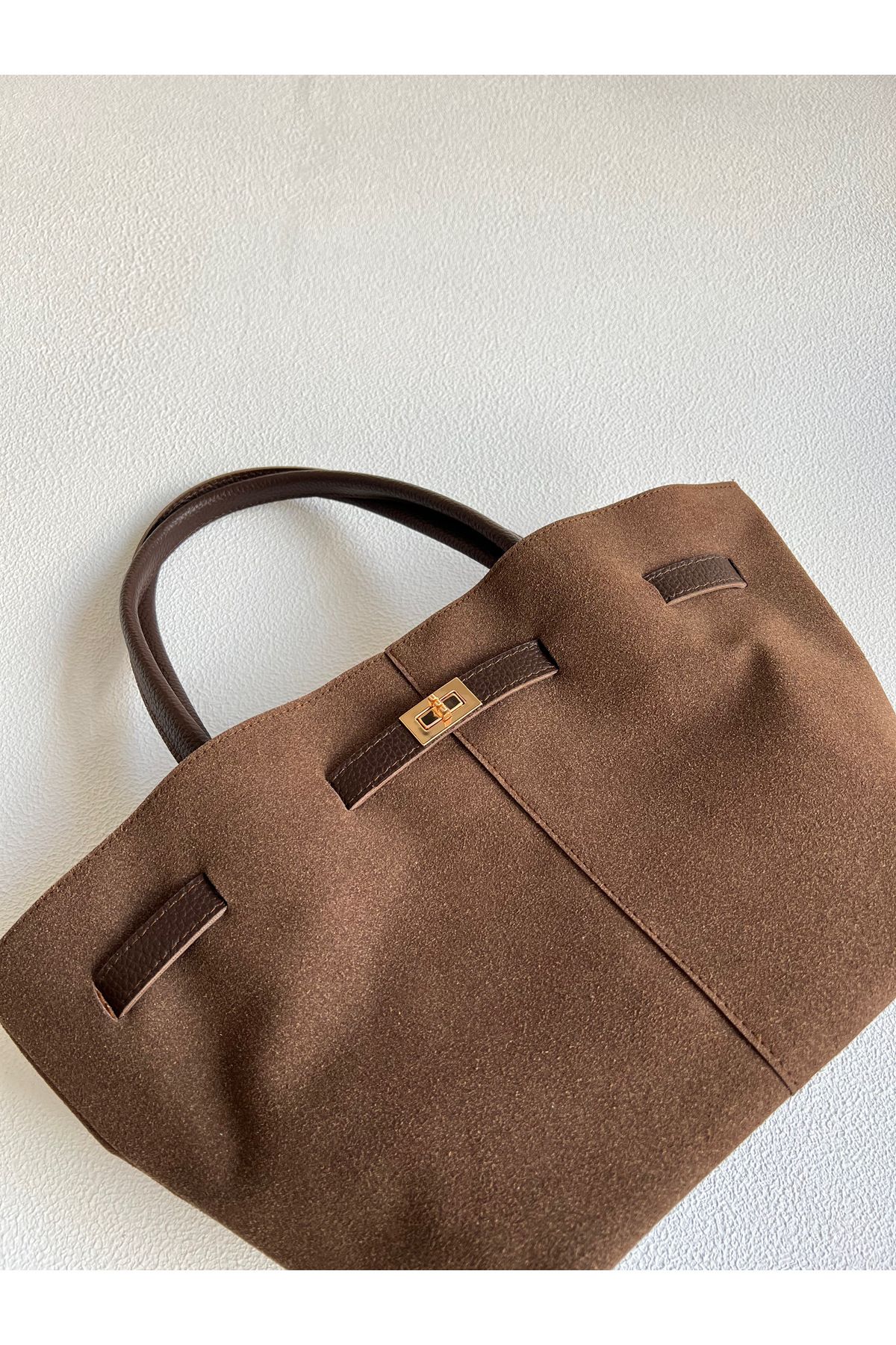 NBİBAGS-Leo Model Bitter Brown Shoulder Bag - Hand and Women 3