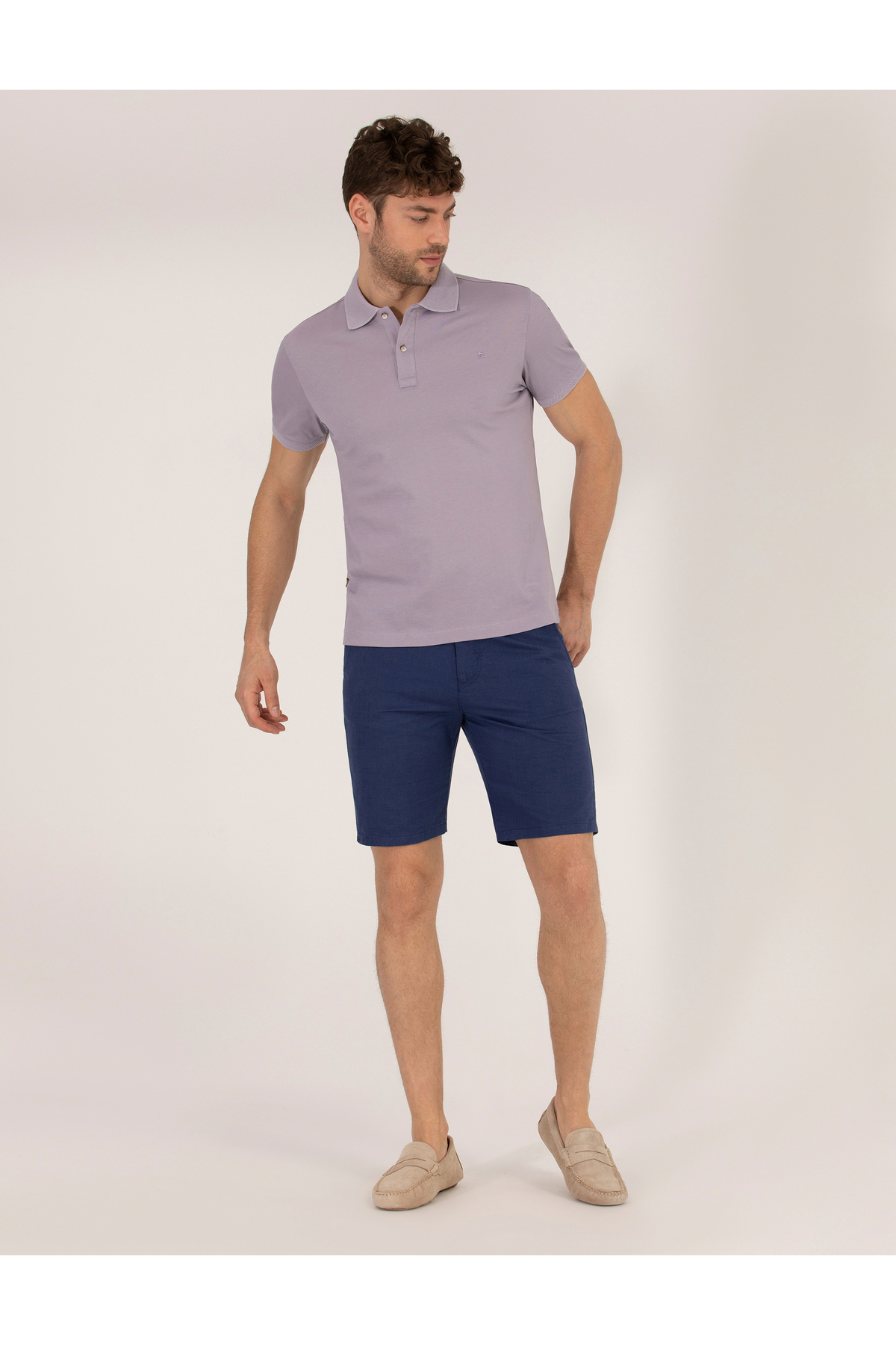 تیشرت یقه پلو مردانه راسته آستین کوتاه | پیر کاردین Pierre Cardin 774912 - تصویر 4