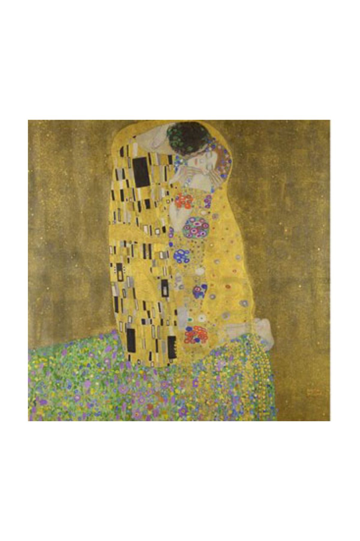 pixartsanat Gustav Klimt Öpücük Pixart Sanat Elmas Mozaik Tablo Diamond Türkiye 48*51