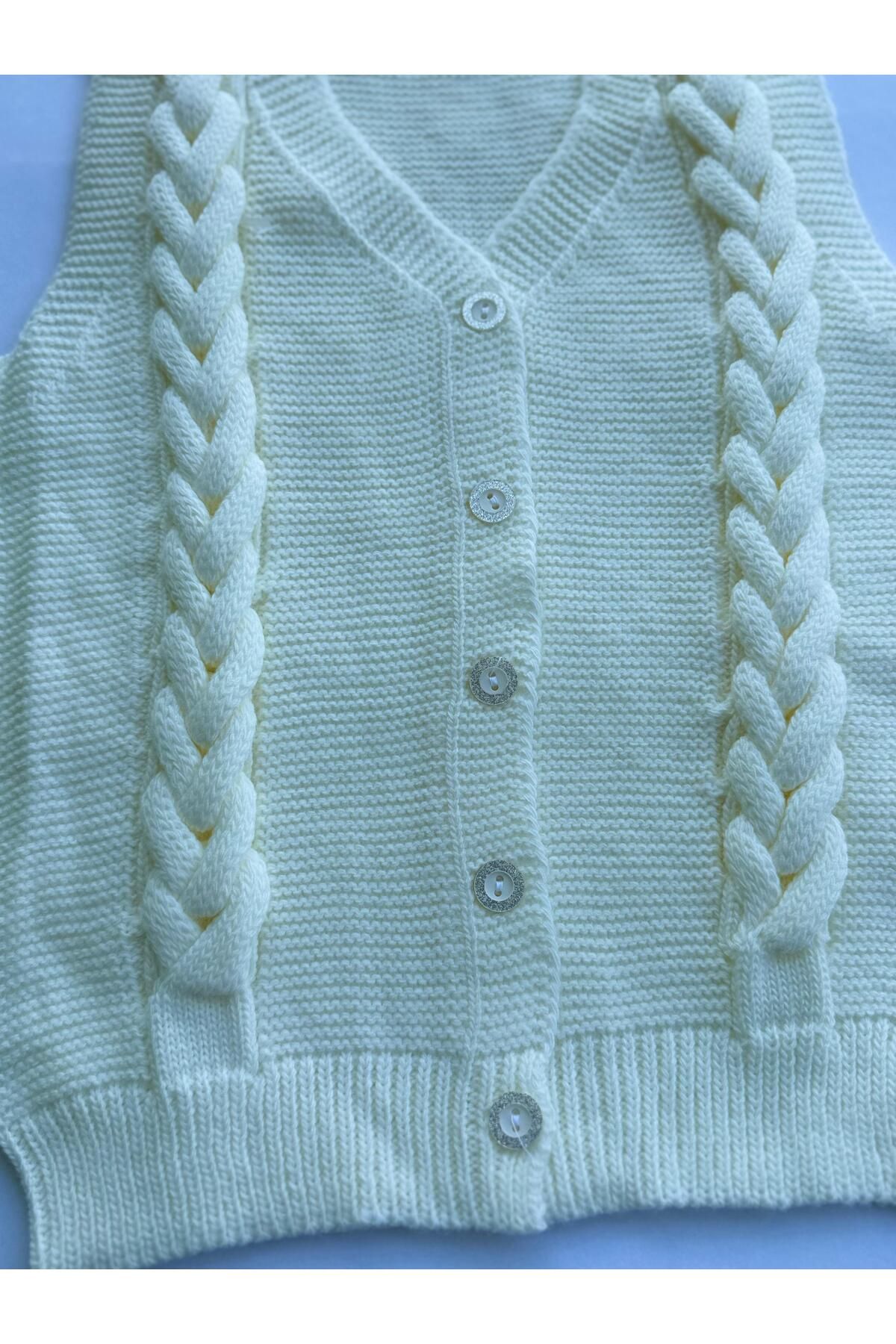 gogo bici-Braided Knitwear Girl's Vest 6