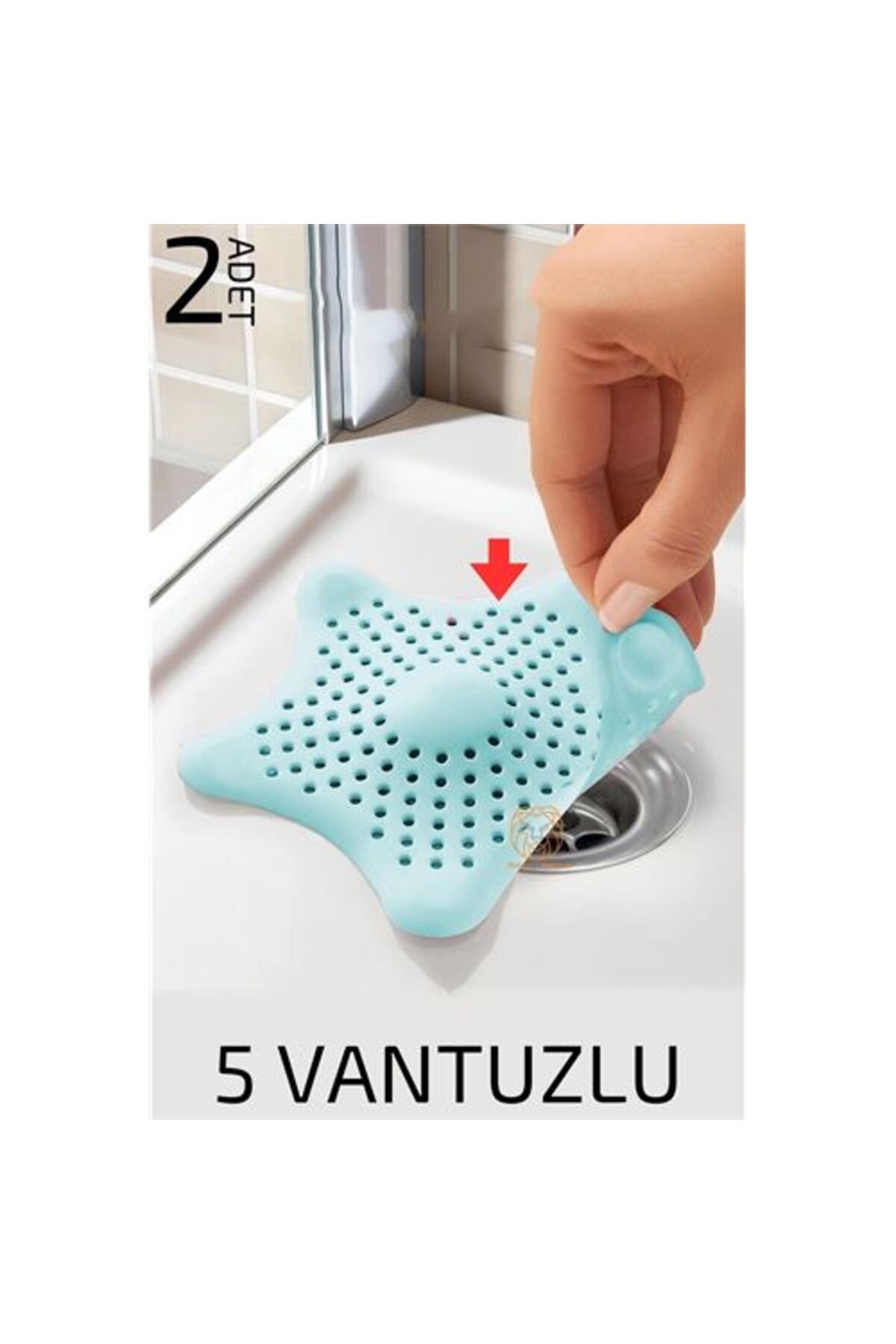 Lyrae Store Vantuzlu Lavabo Gider Süzgeci Multi Kullanım 2 li - ALP9987-5684